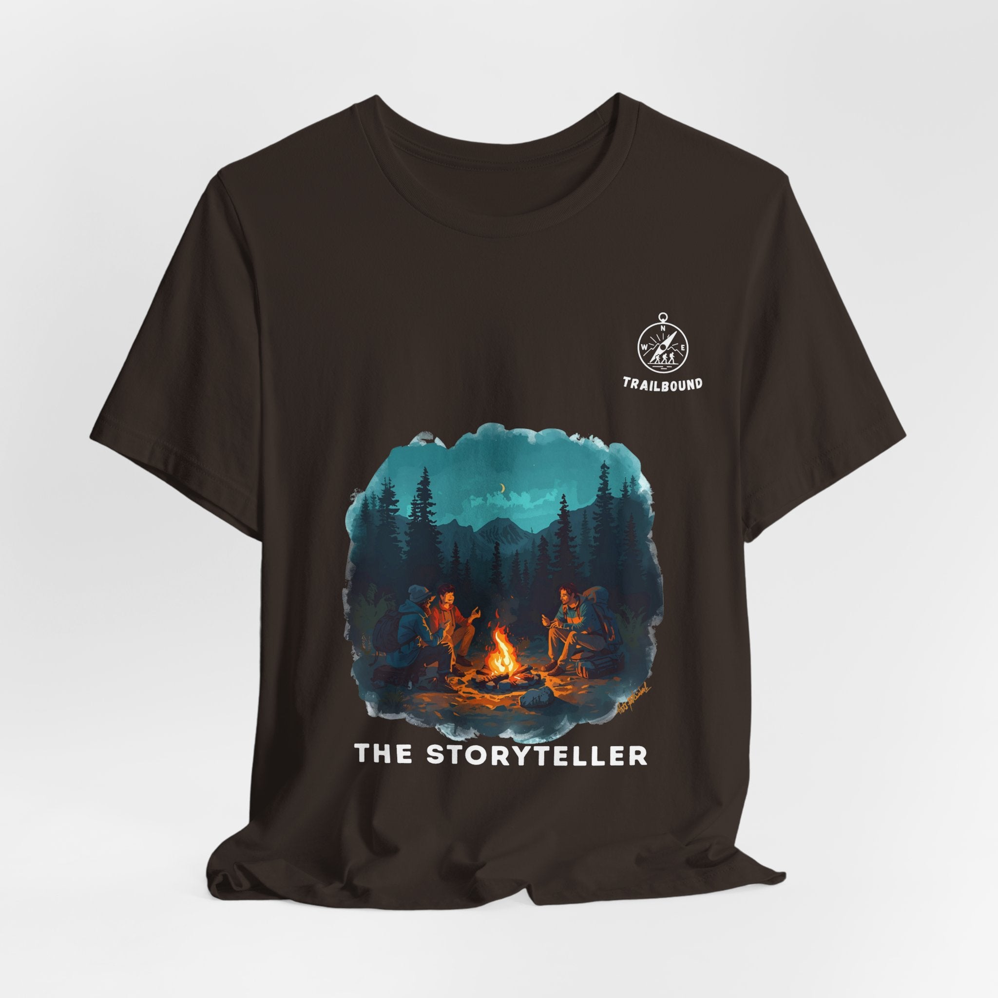 TrailBound – The Storyteller Matching Shirt | Hiking Leader Tee | Outdoor Crew Collection