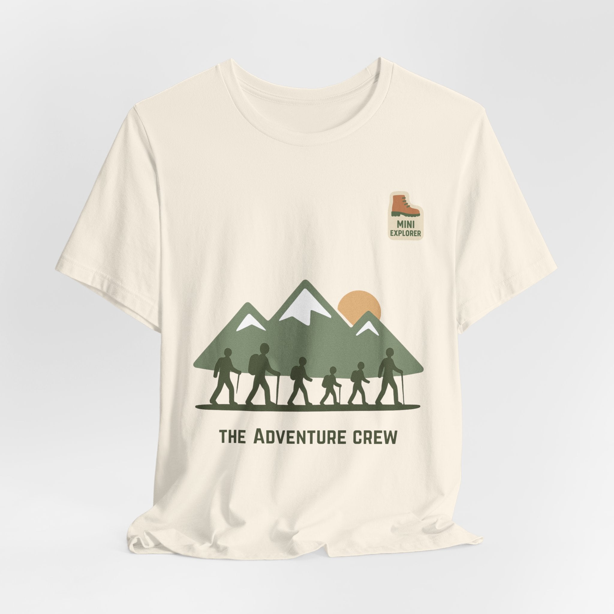 The Adventure Crew – Mini Explorer | Family Hiking Matching Shirts | Outdoor Adventure Tees