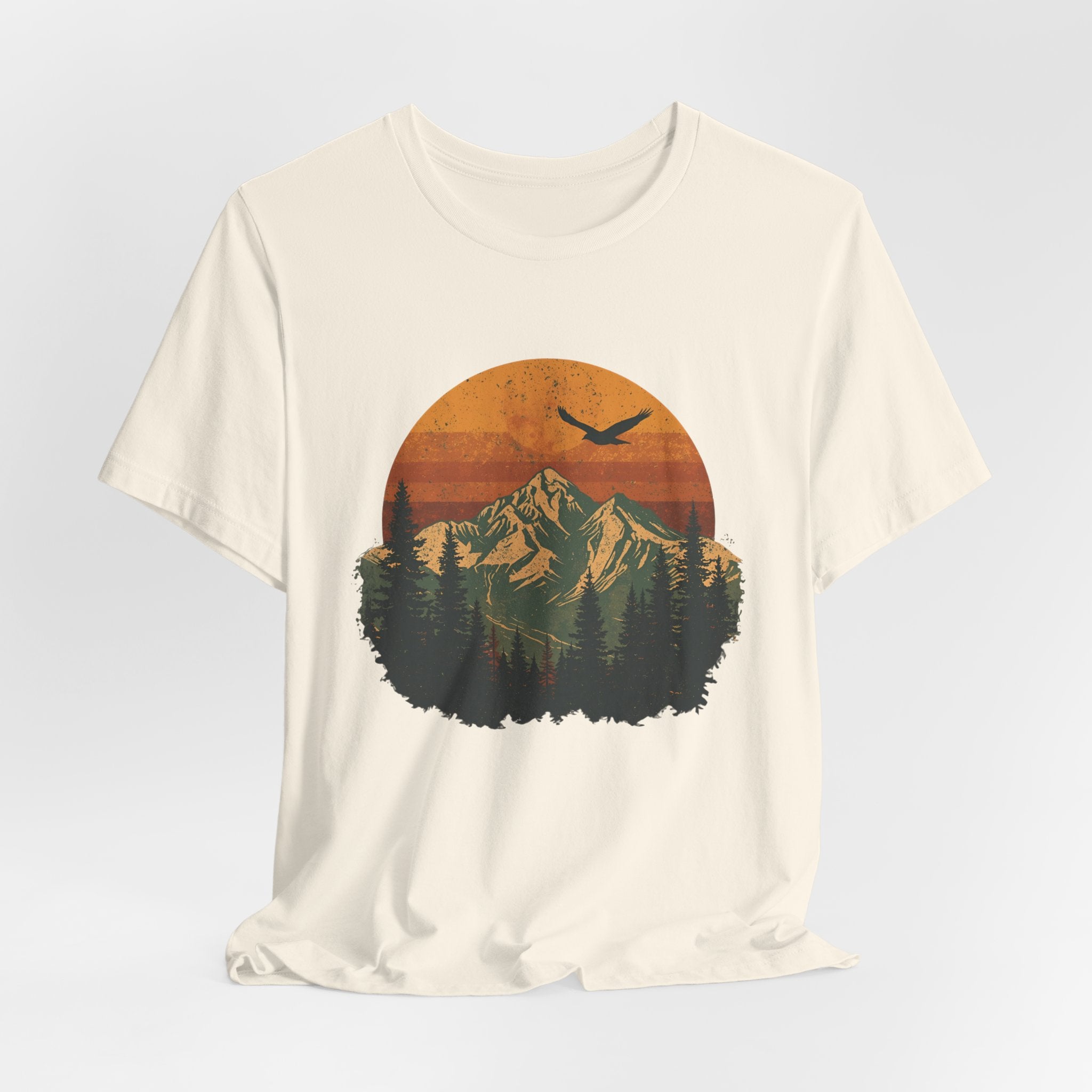 Spirit of the Wild T-Shirt | Retro Mountain & Forest Tee | Adventure Nature Shirt for Outdoor Lovers