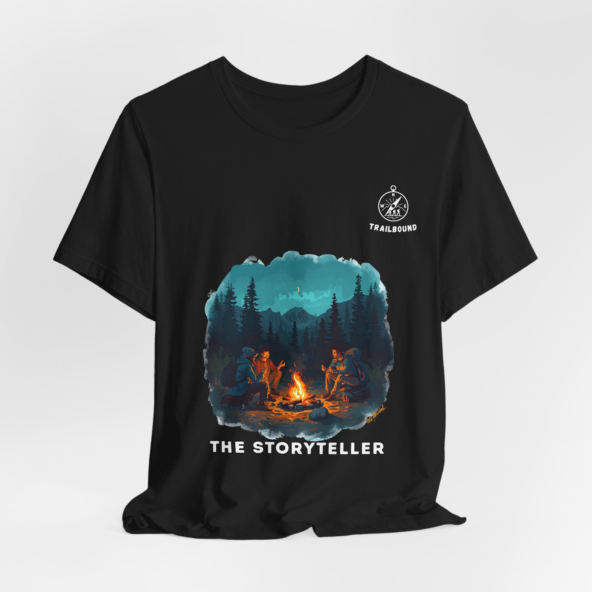 TrailBound – The Storyteller Matching Shirt | Hiking Leader Tee | Outdoor Crew Collection