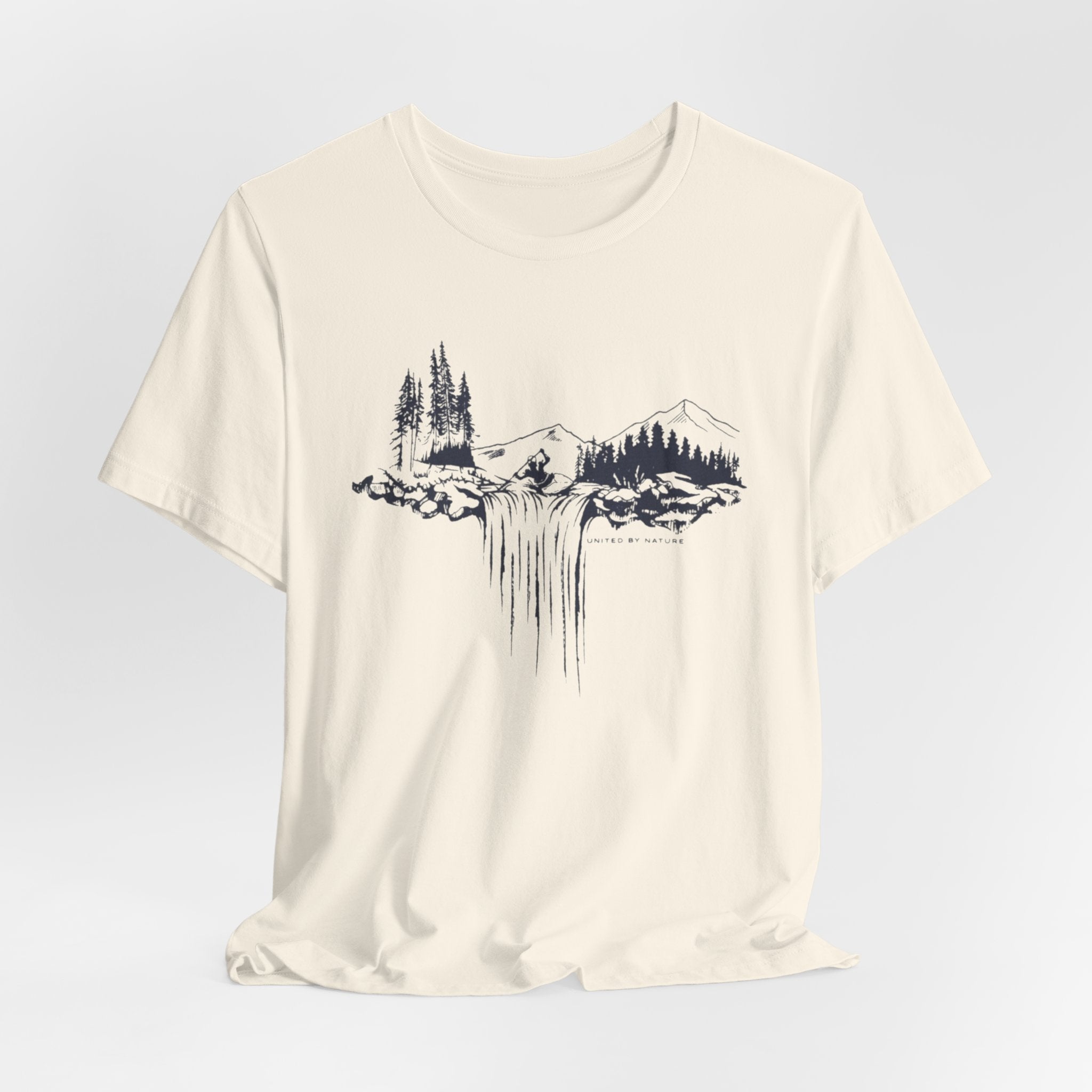 United by Nature T-Shirt | Mountain & Forest Graphic Tee | Outdoor Adventure Shirt for Nature Lovers