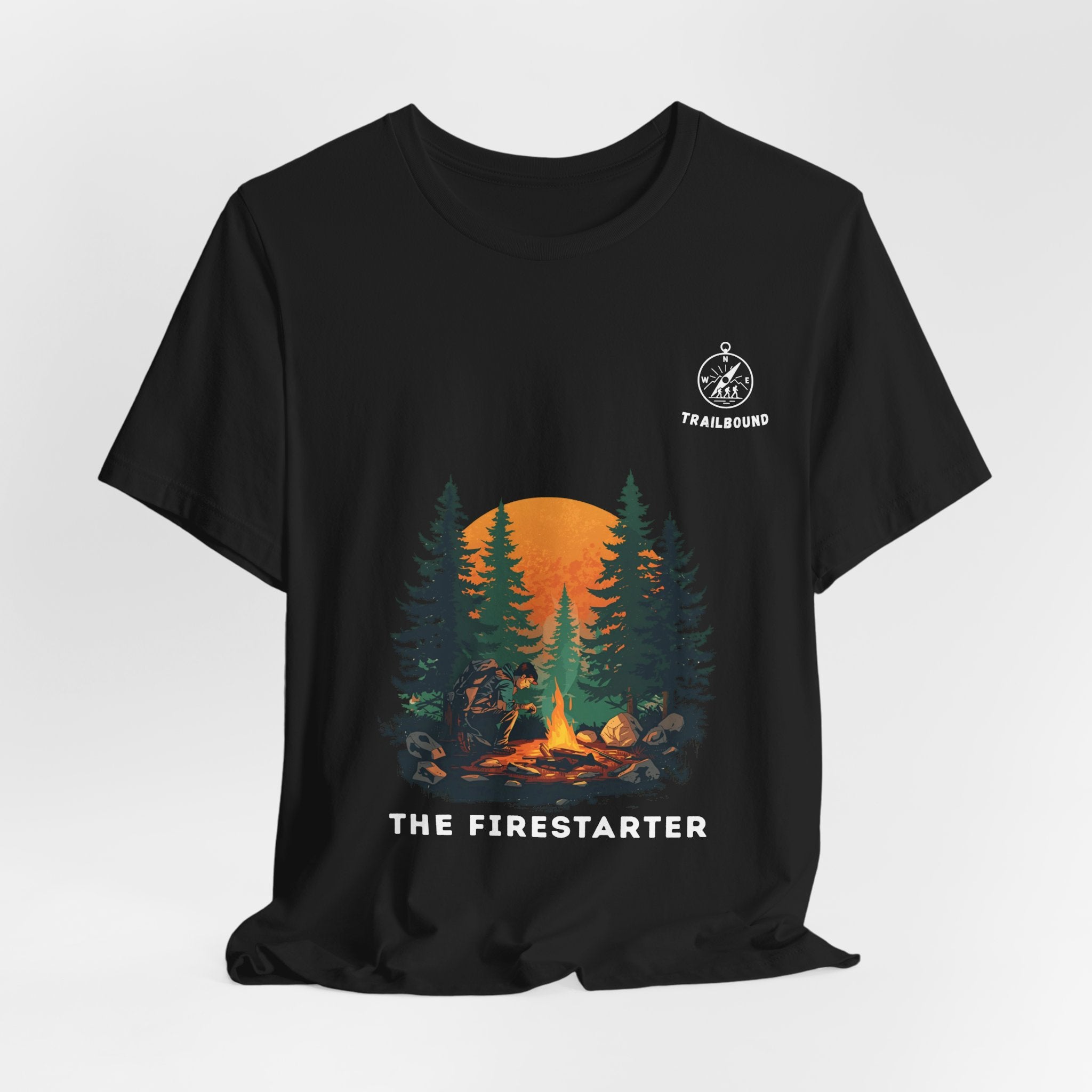TrailBound – The Firestarter Matching Shirt | Hiking Leader Tee | Outdoor Crew Collection