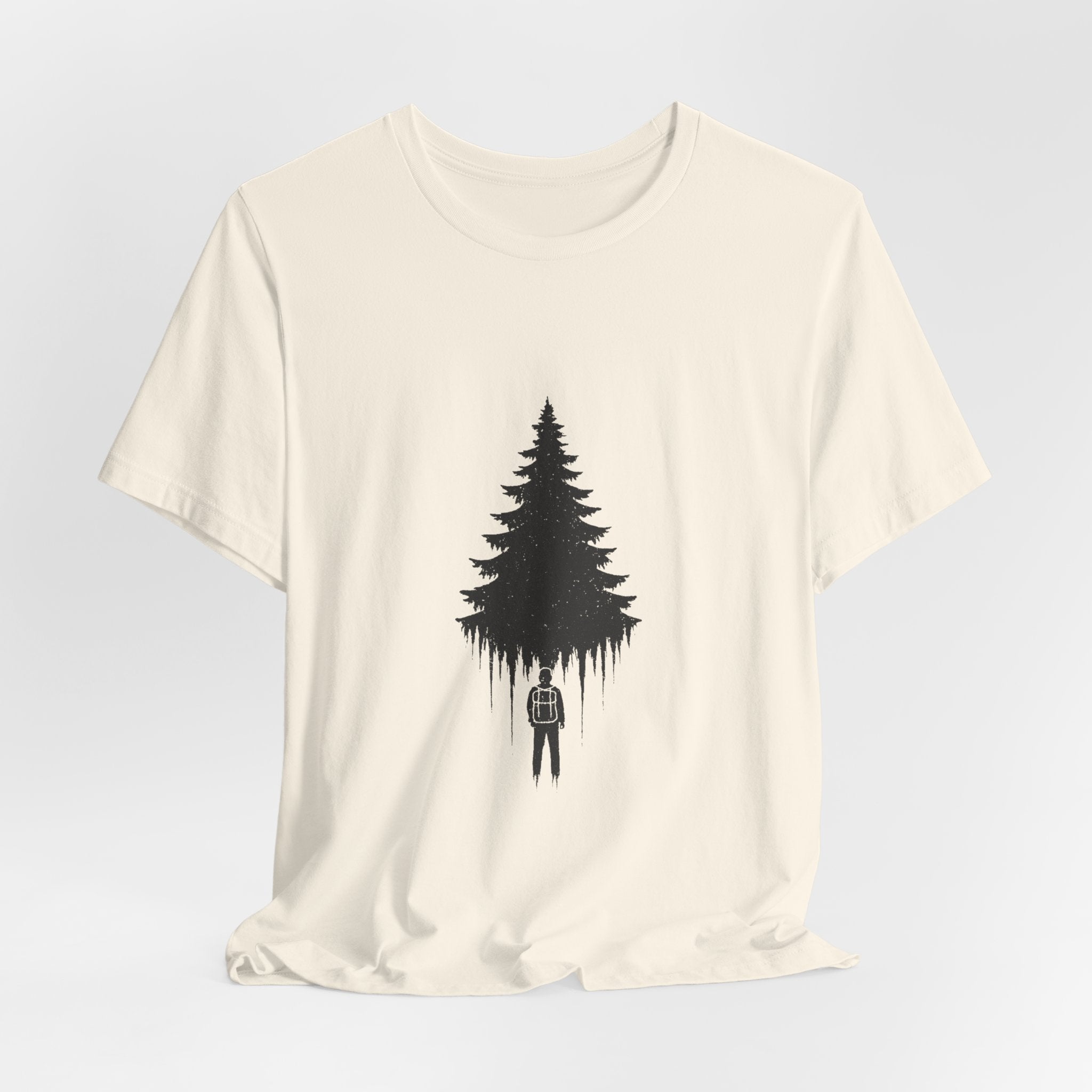 Into the Pines T-Shirt | Minimalist Hiker & Forest Tee | Outdoor Adventure Shirt for Nature Lovers