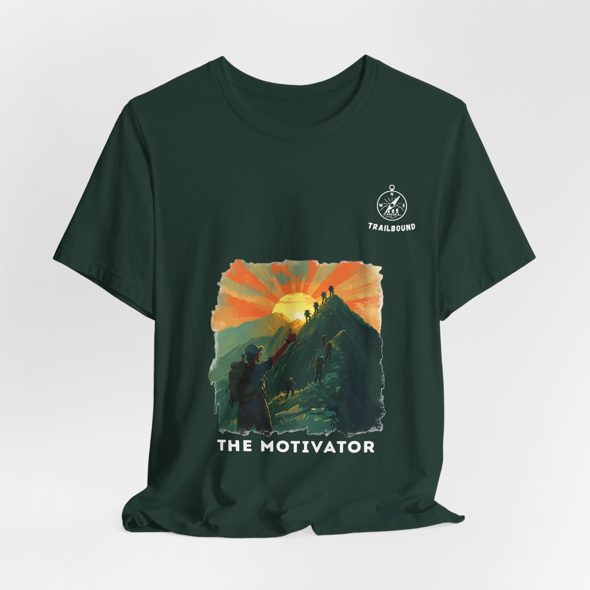 TrailBound – The Motivator Matching Shirt | Hiking Leader Tee | Outdoor Crew Collection