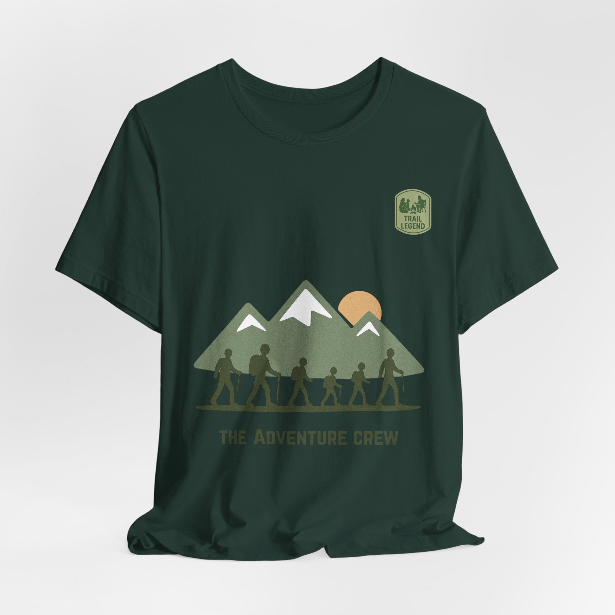 The Adventure Crew – Trail Legend| Family Hiking Matching Shirts | Outdoor Adventure Tees