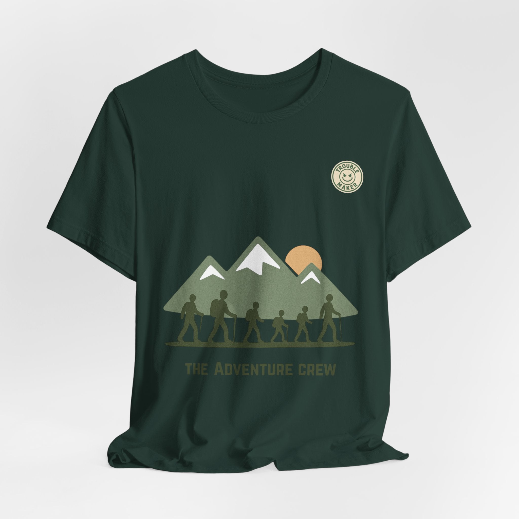 The Adventure Crew – Trouble Maker | Family Hiking Matching Shirts | Outdoor Adventure Tees