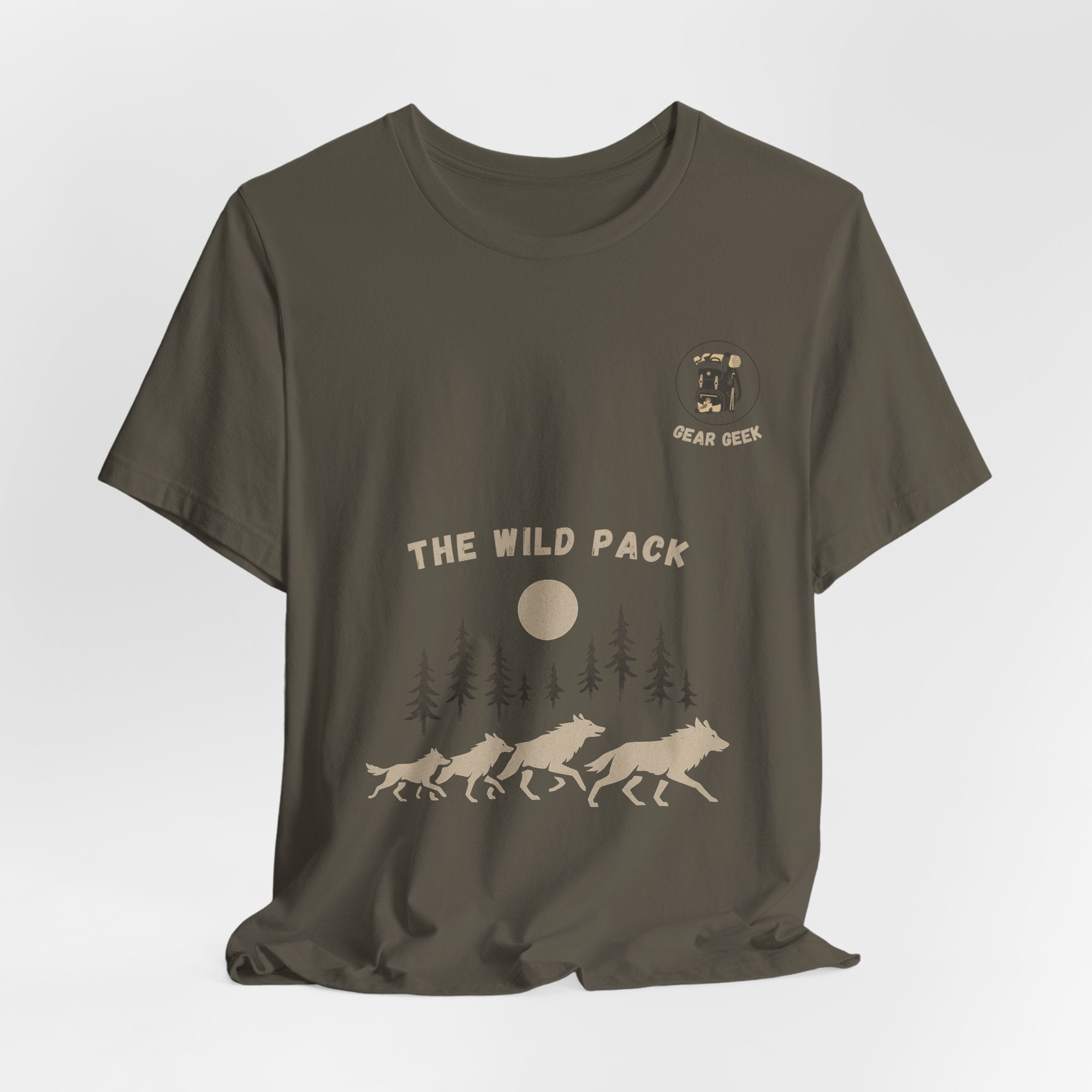 The Wild Pack – The Gear Geek Tee | Wolf Pack Matching Shirt (Wild Pack Collection)