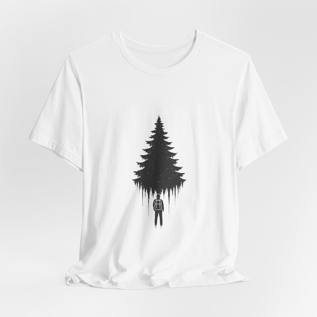 Into the Pines T-Shirt | Minimalist Hiker & Forest Tee | Outdoor Adventure Shirt for Nature Lovers