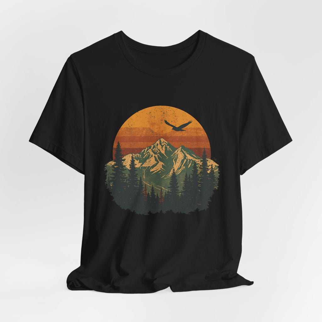 Spirit of the Wild T-Shirt | Retro Mountain & Forest Tee | Adventure Nature Shirt for Outdoor Lovers