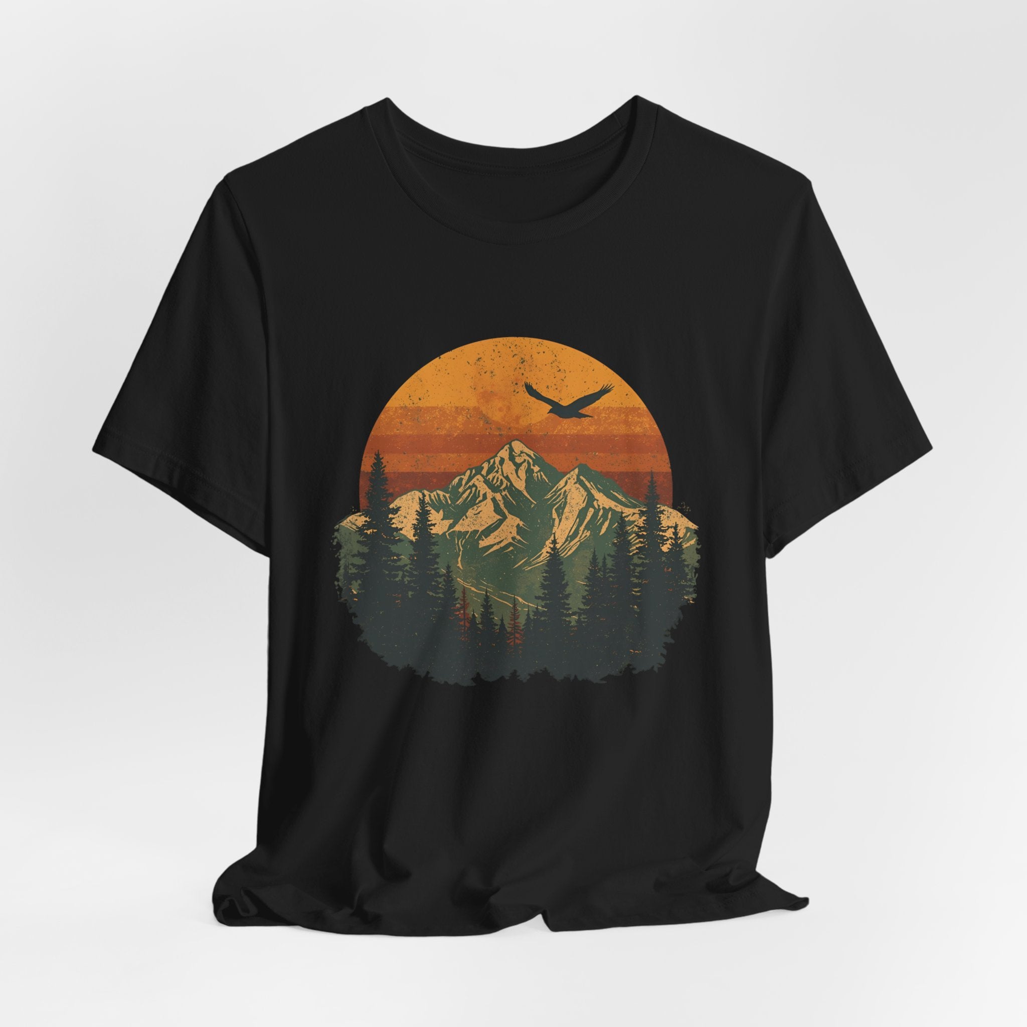 Spirit of the Wild T-Shirt | Retro Mountain & Forest Tee | Adventure Nature Shirt for Outdoor Lovers