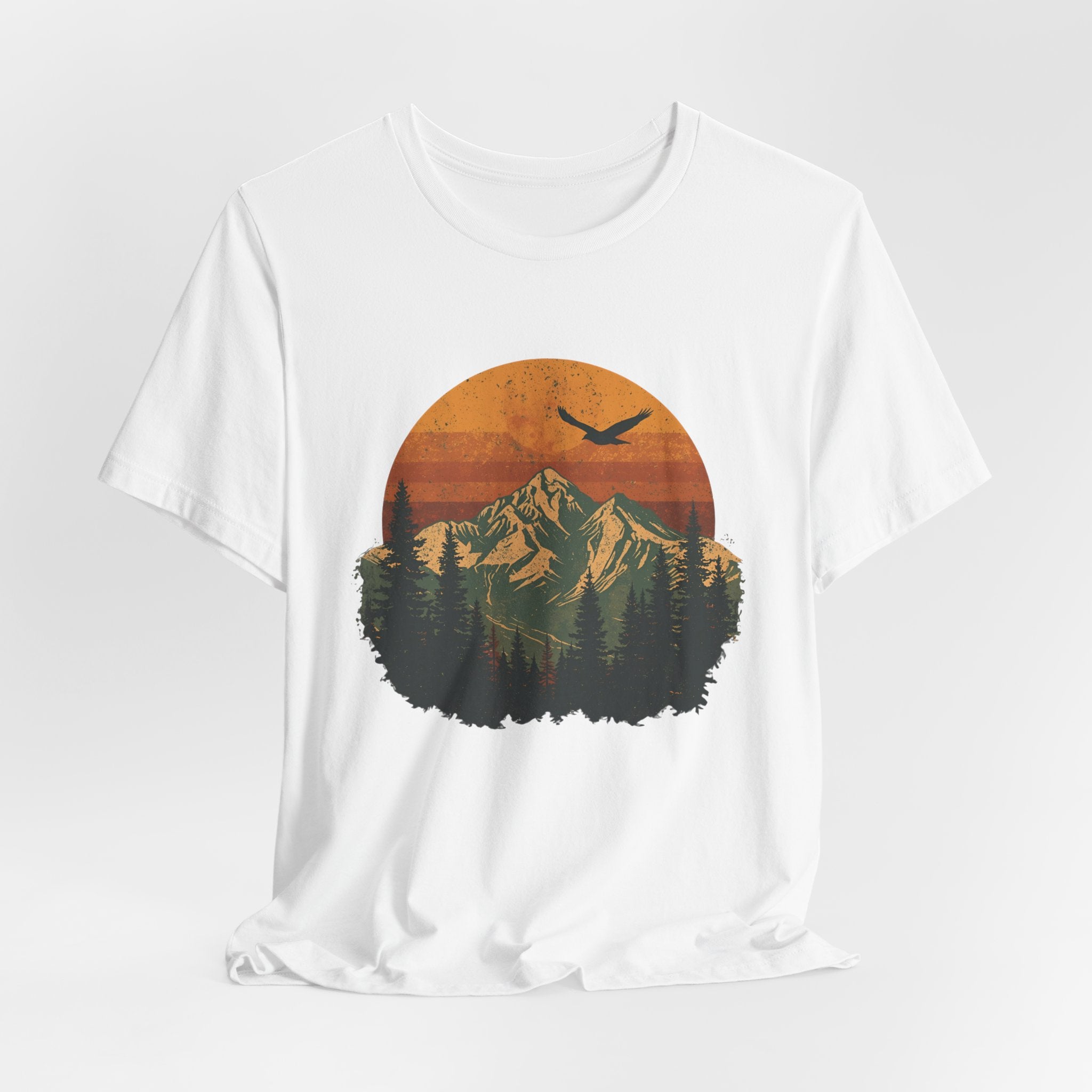 Spirit of the Wild T-Shirt | Retro Mountain & Forest Tee | Adventure Nature Shirt for Outdoor Lovers
