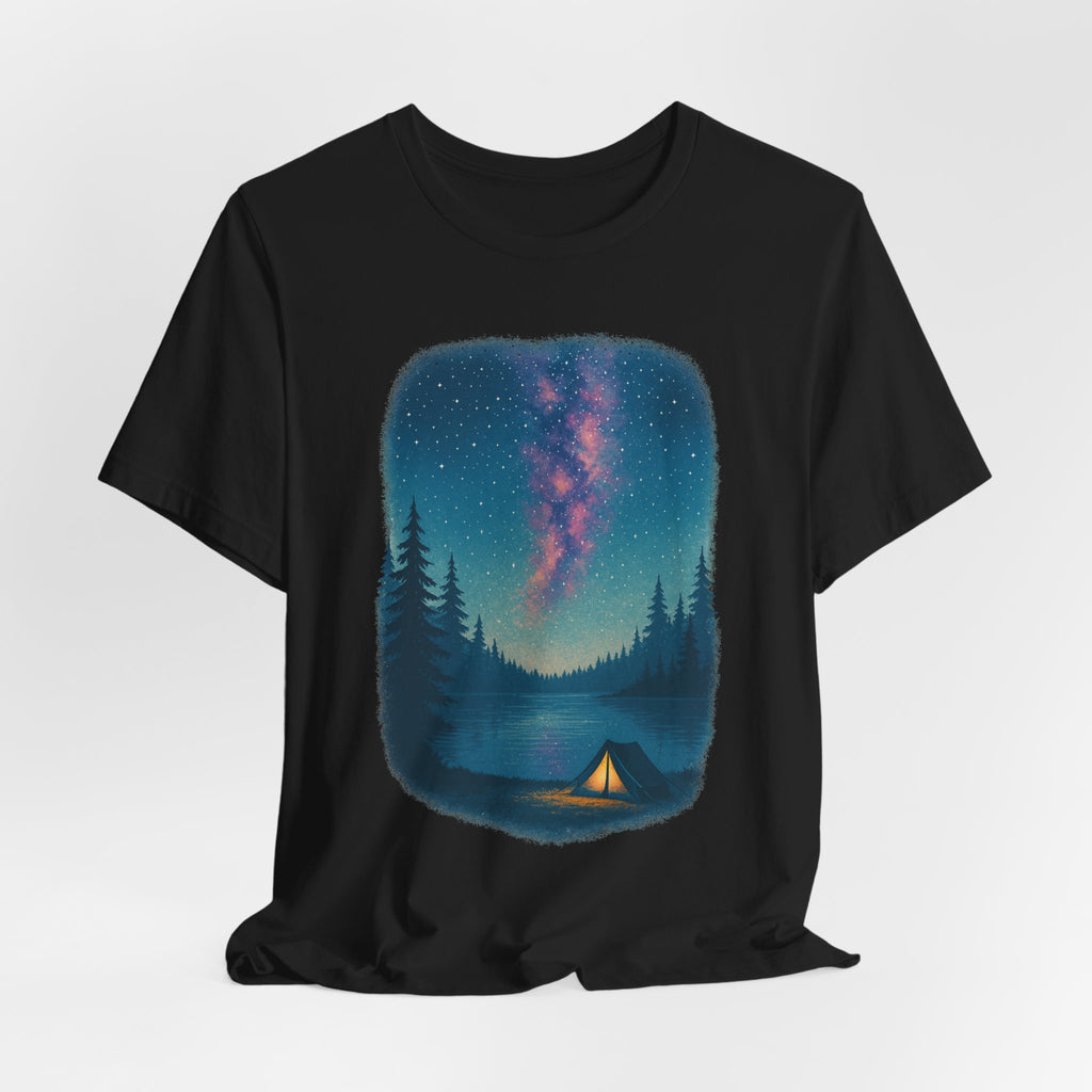 Under the Stars T-Shirt | Night Sky Camping Tee | Nature Lover Shirt for Stargazers & Outdoor Dreamers