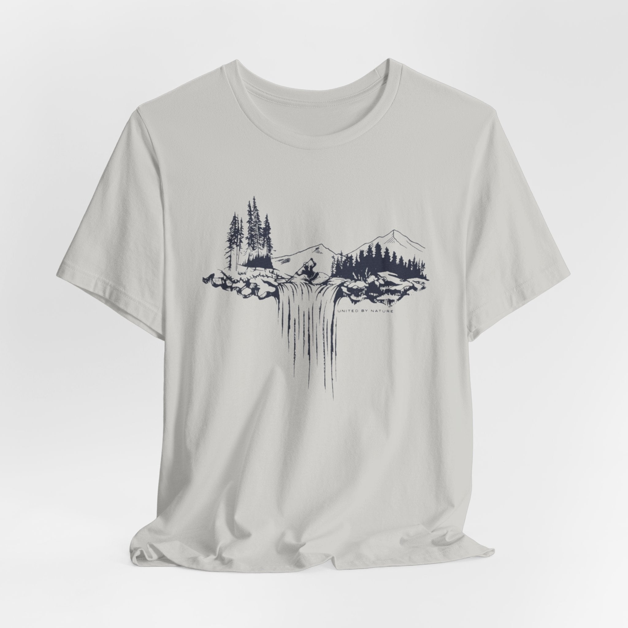 United by Nature T-Shirt | Mountain & Forest Graphic Tee | Outdoor Adventure Shirt for Nature Lovers