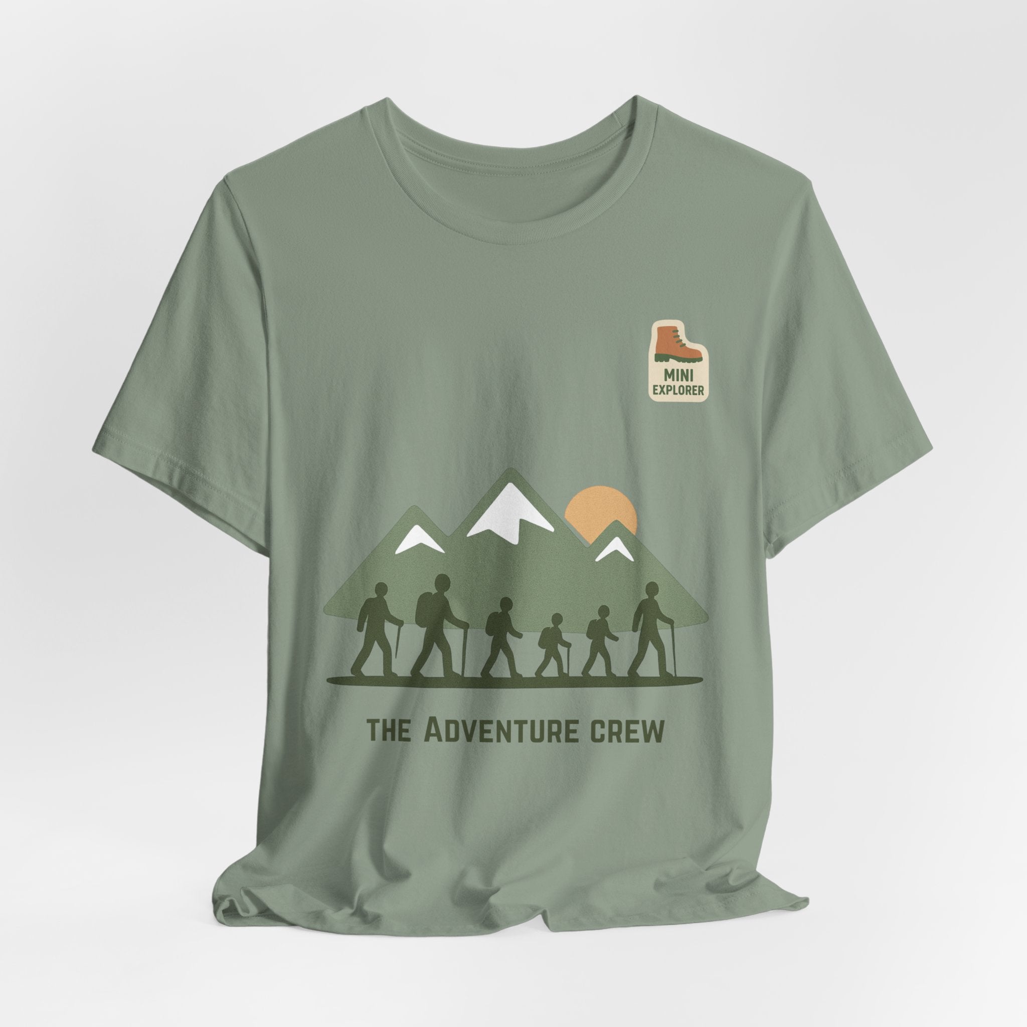 The Adventure Crew – Mini Explorer | Family Hiking Matching Shirts | Outdoor Adventure Tees