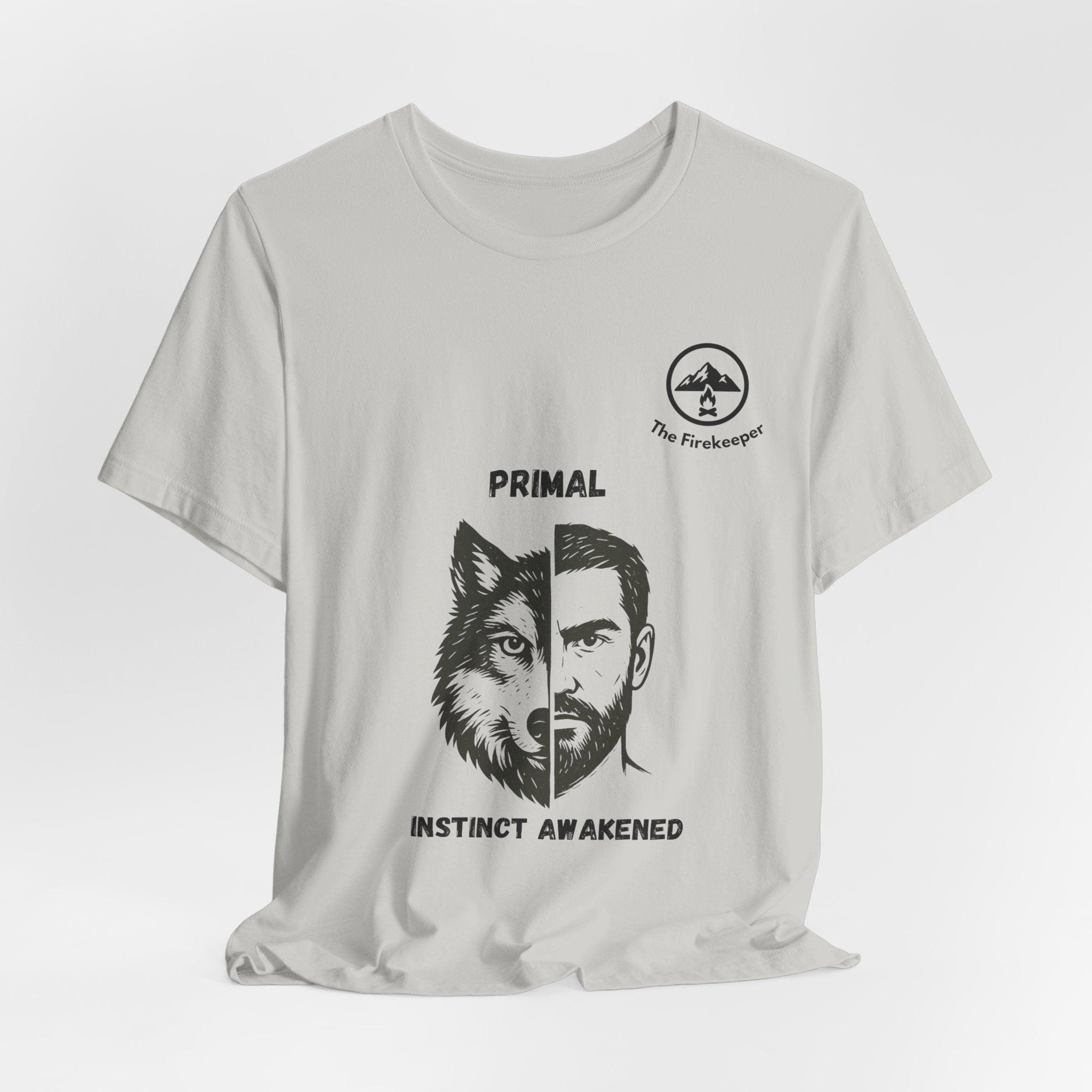 PRIMAL – The FireKeeper Wolf & Warrior Shirt | Wild Instincts Best Friends Tee