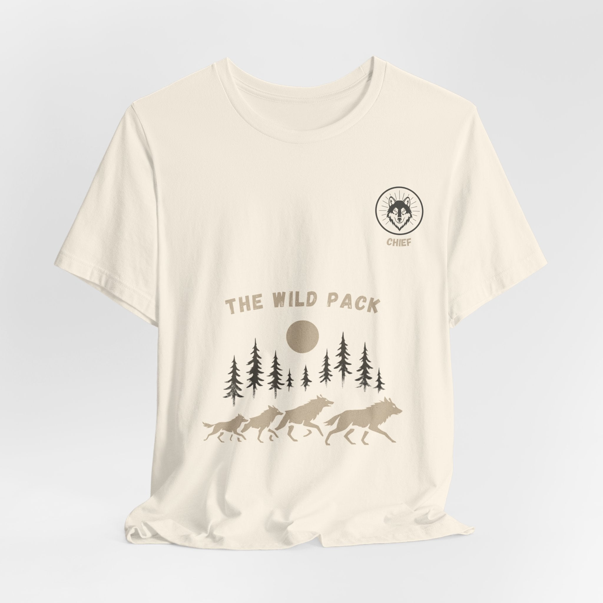 The Wild Pack – The Chief Tee | Wolf Pack Leader Shirt (Wild Pack Collection)