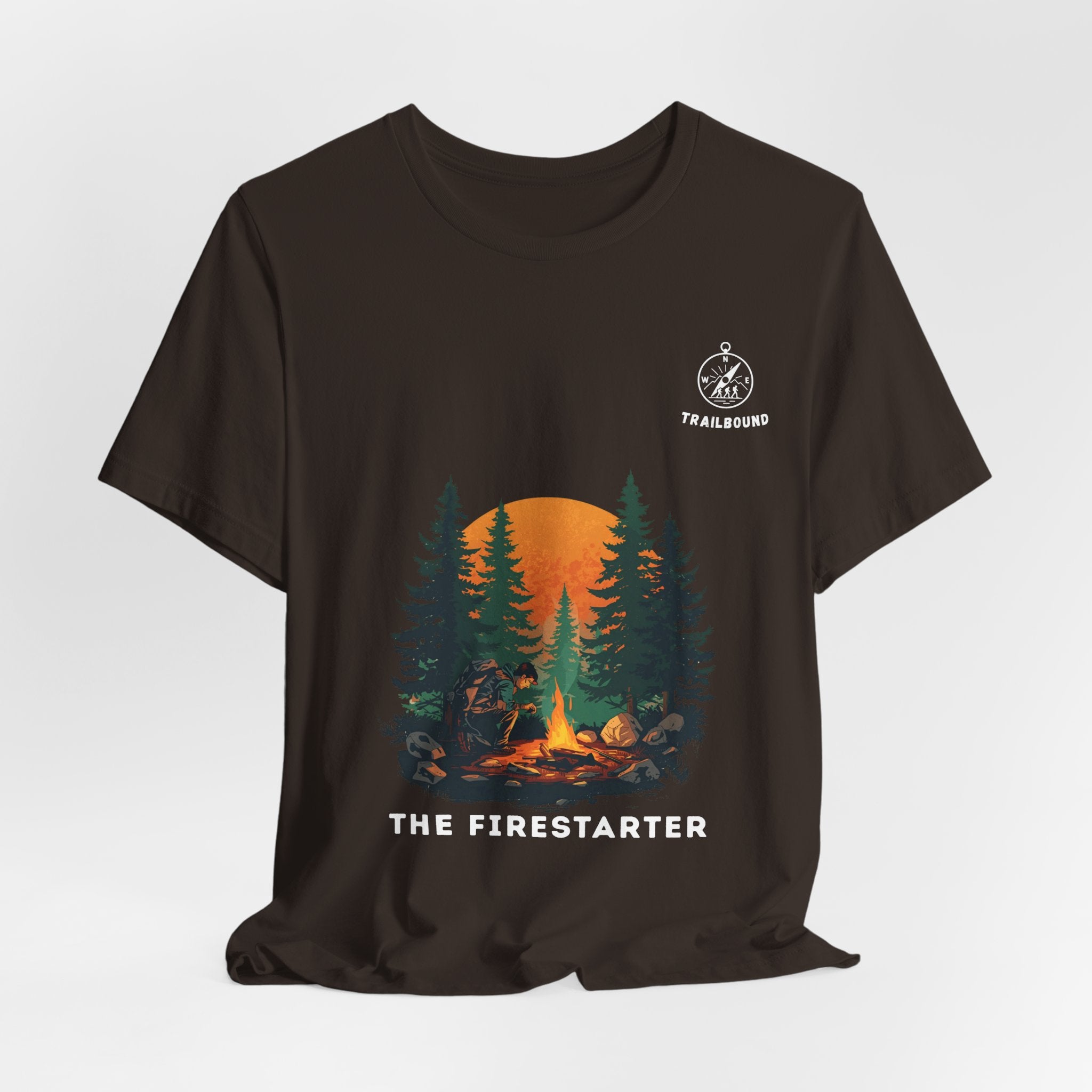 TrailBound – The Firestarter Matching Shirt | Hiking Leader Tee | Outdoor Crew Collection