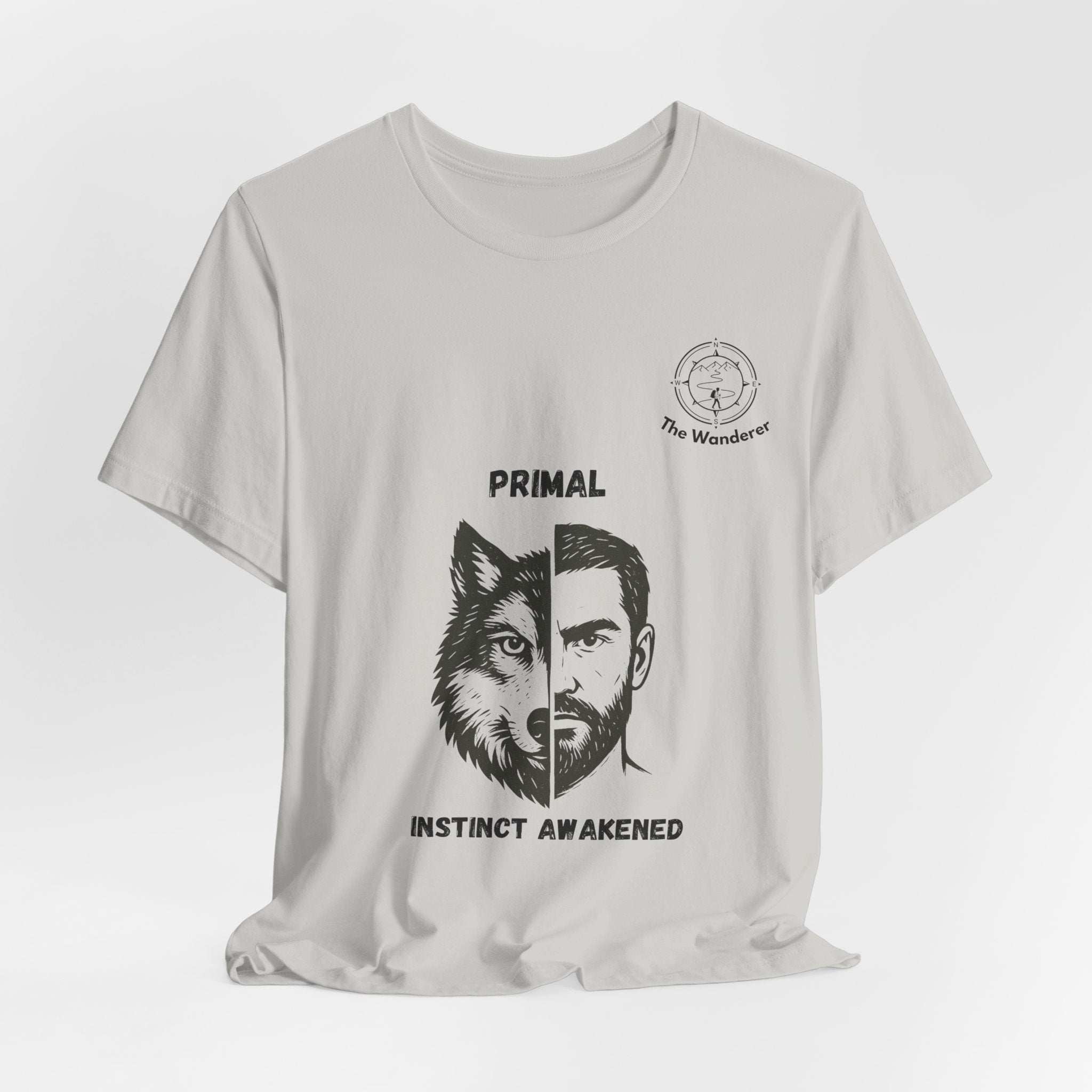 PRIMAL – The Wanderer Wolf & Warrior Shirt | Wild Instincts Best Friends Tee