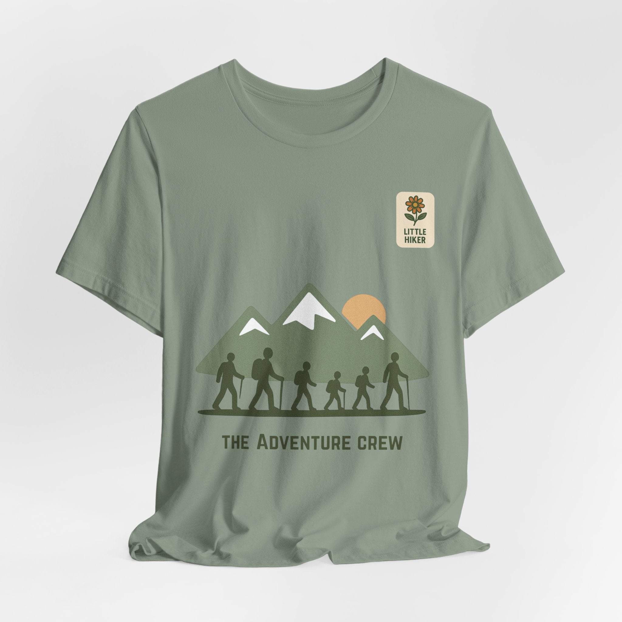 The Adventure Crew – Little Hiker | Family Hiking Matching Shirts | Outdoor Adventure Tees