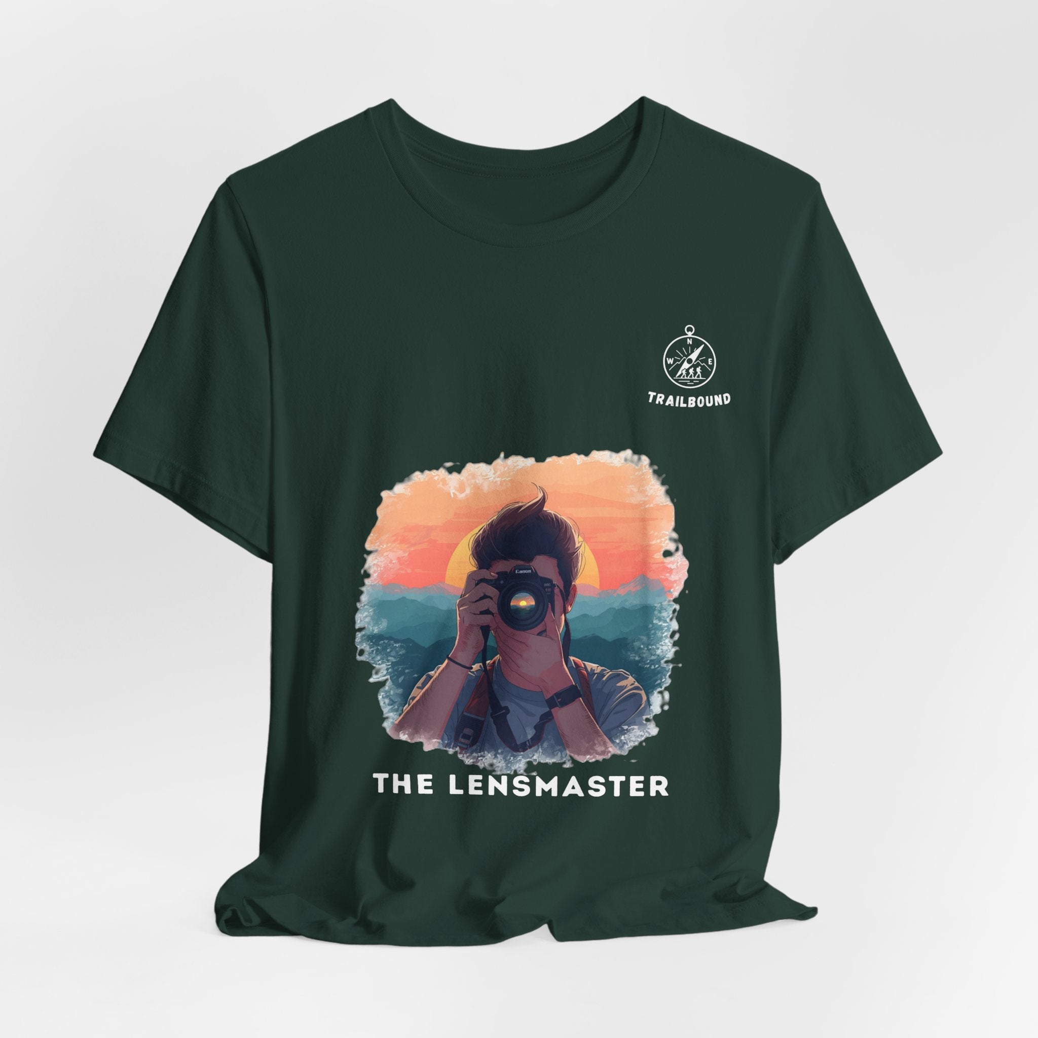 TrailBound – The Lensmaster Matching Shirt | Hiking Leader Tee | Outdoor Crew Collection