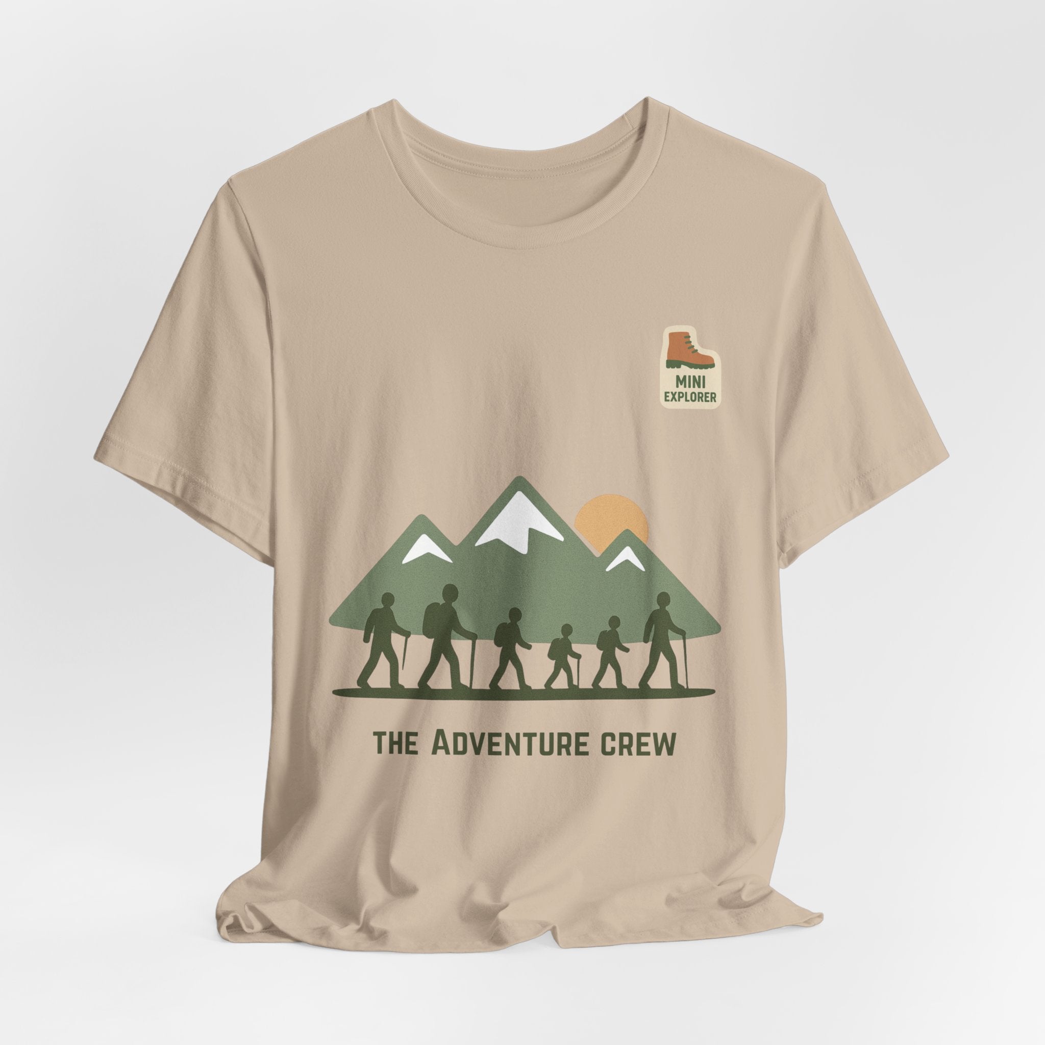 The Adventure Crew – Mini Explorer | Family Hiking Matching Shirts | Outdoor Adventure Tees