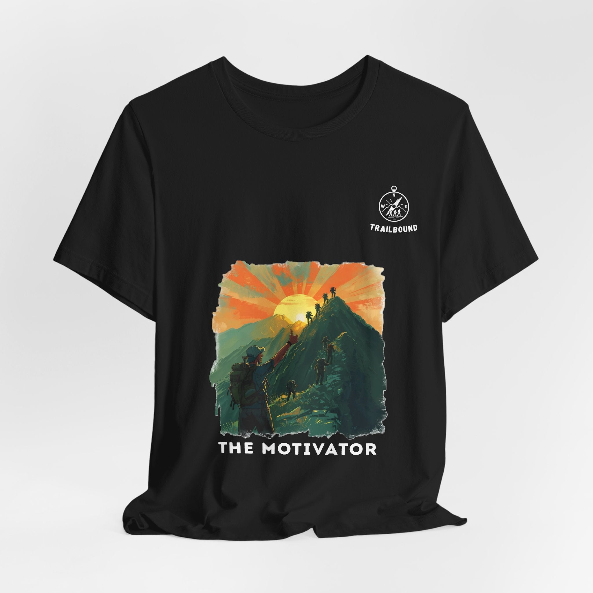 TrailBound – The Motivator Matching Shirt | Hiking Leader Tee | Outdoor Crew Collection