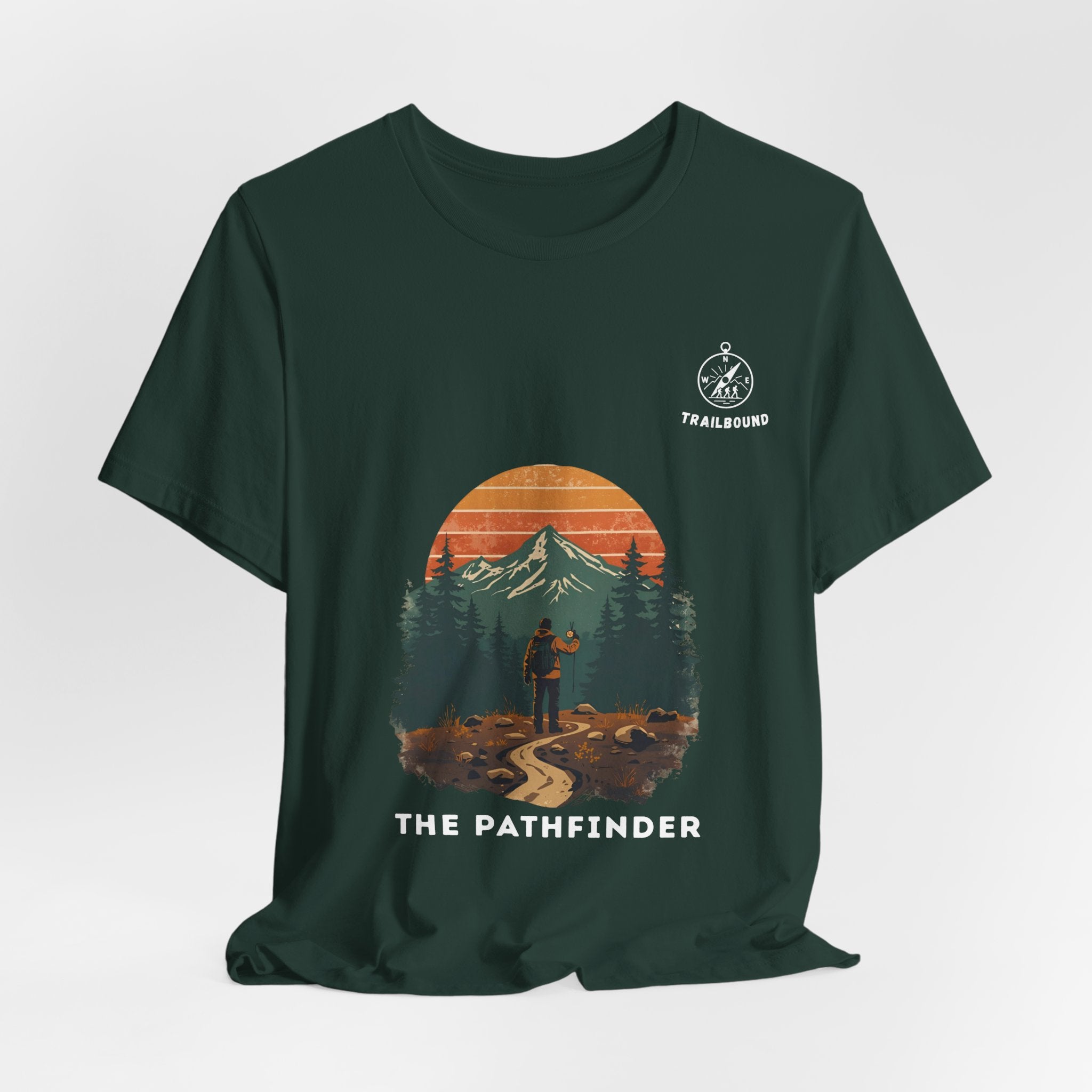 TrailBound – The Pathfinder Matching Shirt | Hiking Leader Tee | Outdoor Crew Collection
