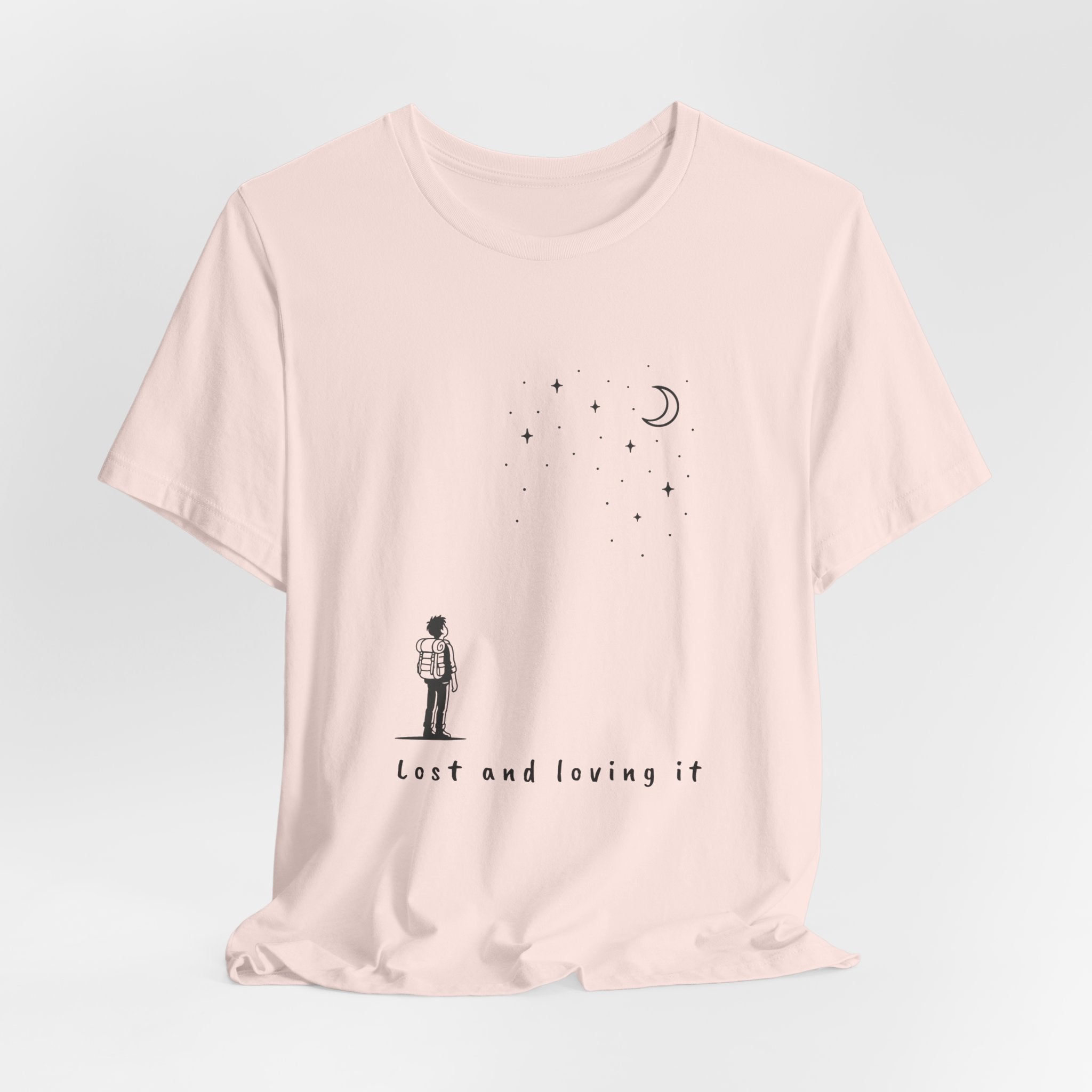 Lost and Loving It T-Shirt | Minimalist Hiker Design | Adventure Lifestyle Tee for Wanderers & Nature Lovers