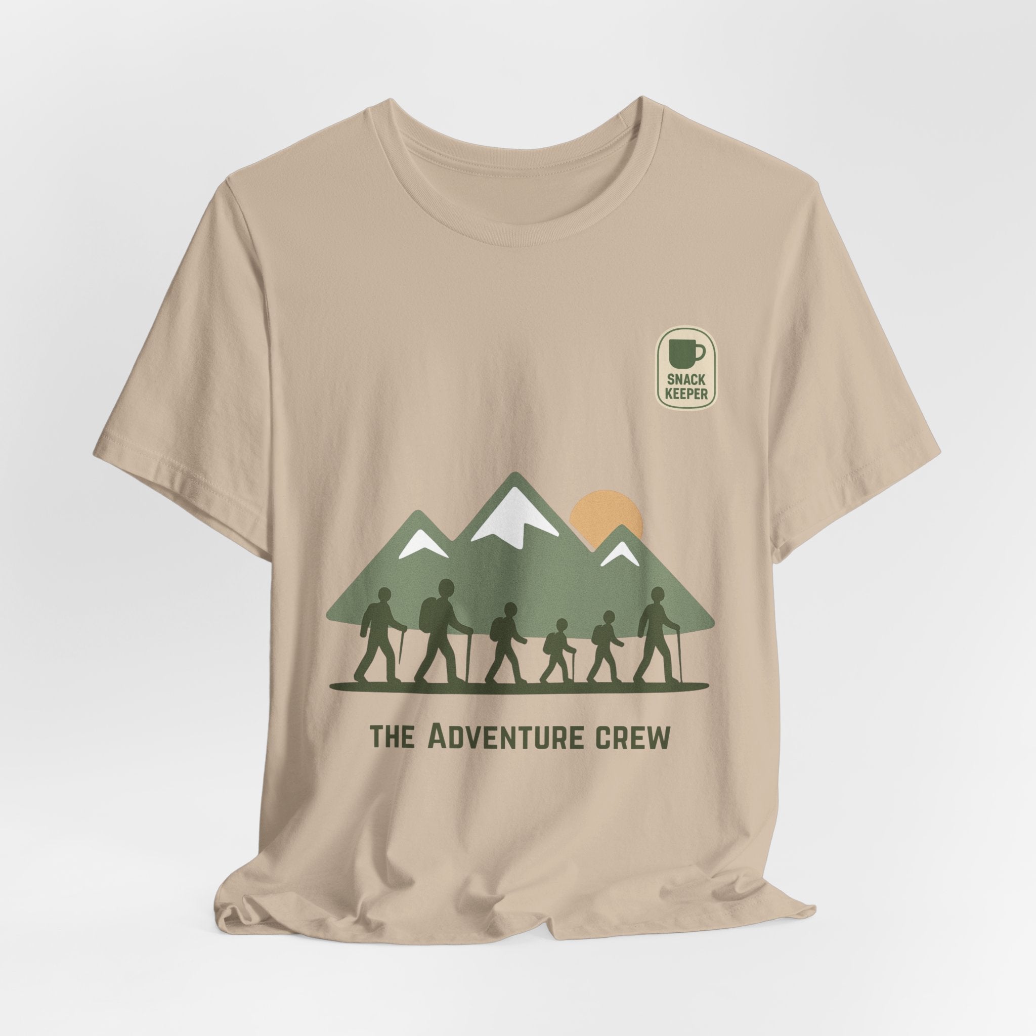 The Adventure Crew – Snack Keeper | Family Hiking Matching Shirts | Outdoor Adventure Tees
