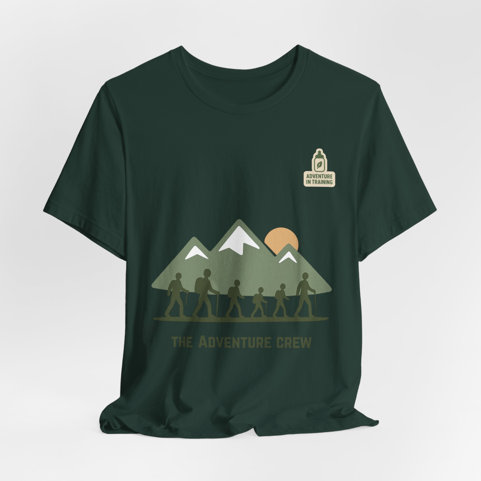 The Adventure Crew – Adventure in training | Family Hiking Matching Shirts | Outdoor Adventure Tees