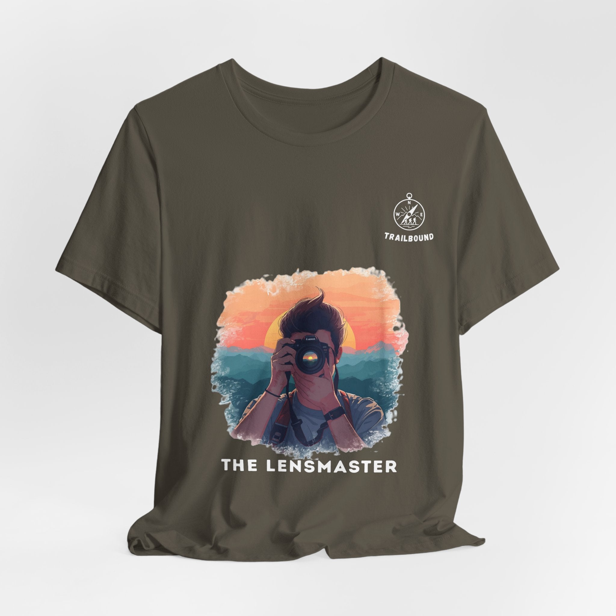 TrailBound – The Lensmaster Matching Shirt | Hiking Leader Tee | Outdoor Crew Collection