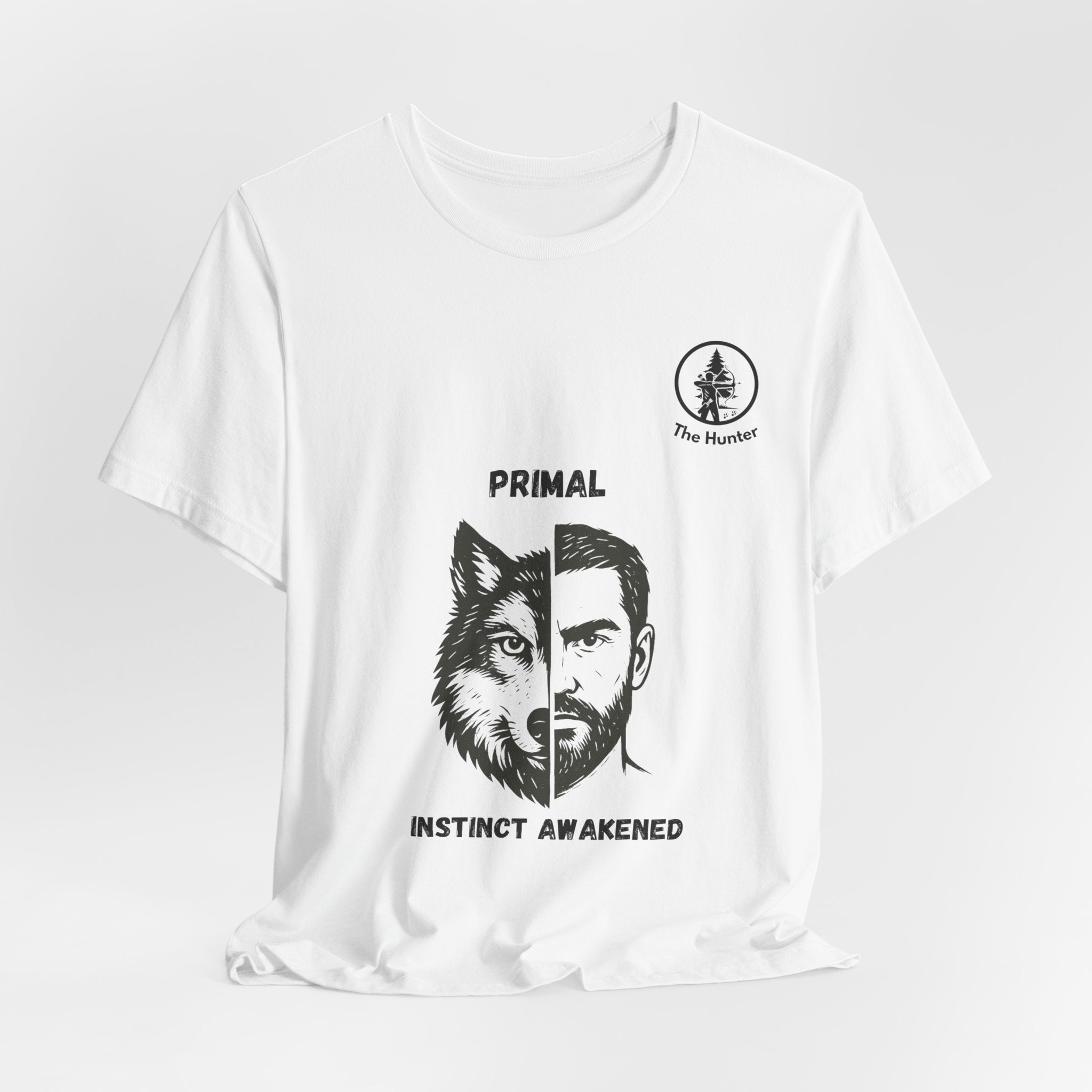PRIMAL – The Hunter Wolf & Warrior Shirt | Wild Instincts Best Friends Tee