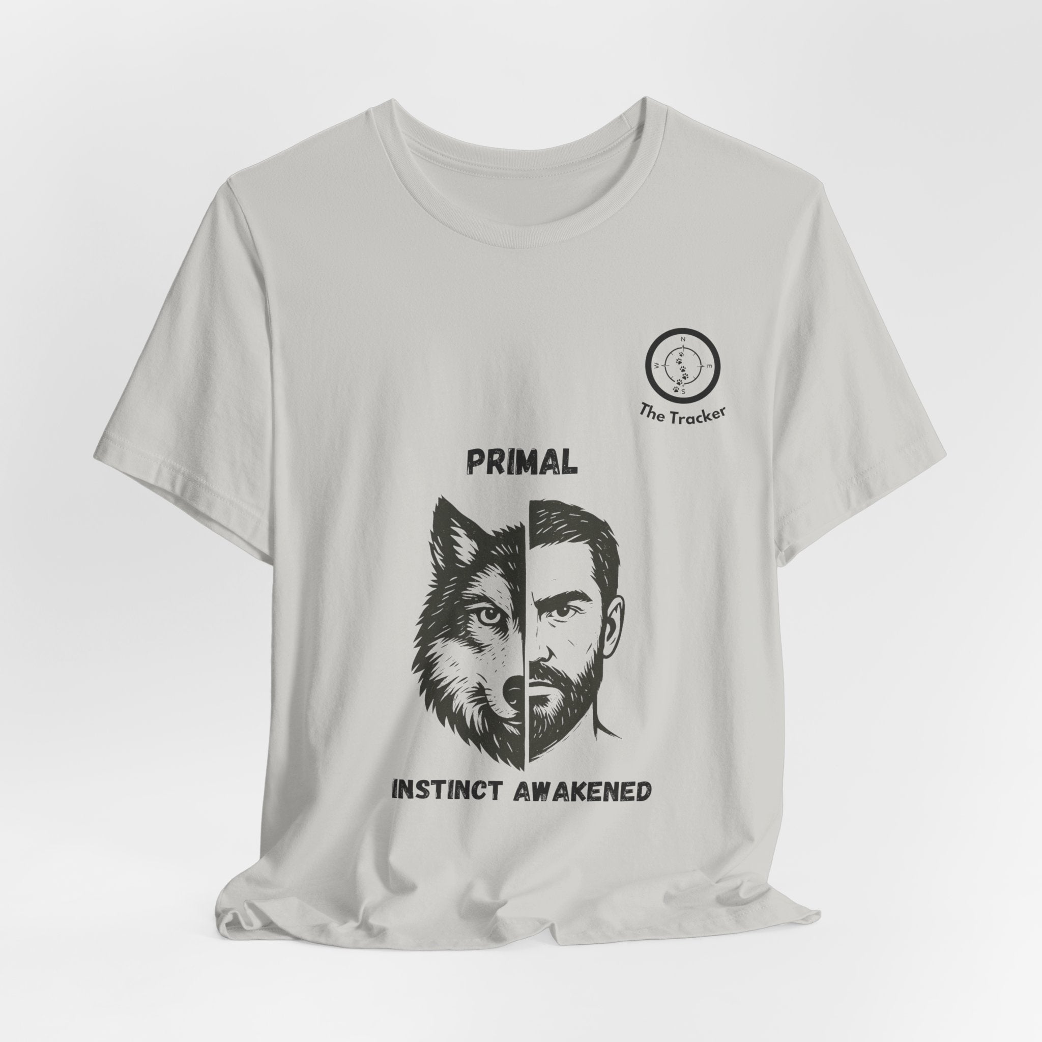PRIMAL – The Tracker Wolf & Warrior Shirt | Wild Instincts Best Friends Tee