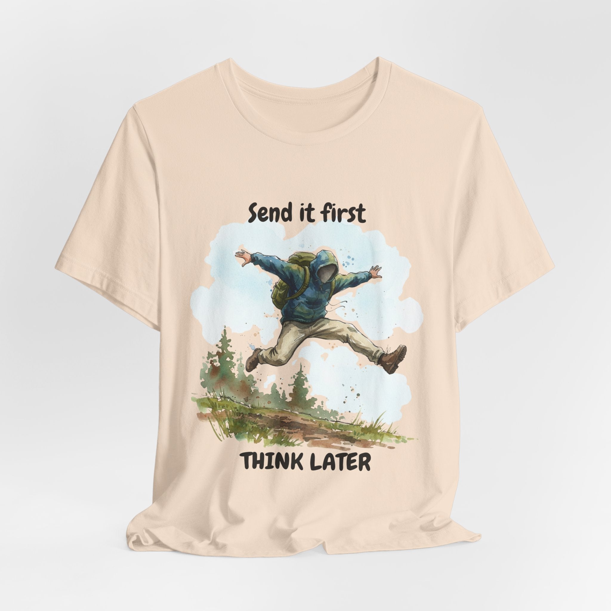 Send It & Pray – ARNR Edition | Funny Hiking & Trail Runner T-Shirt | ARNR Collection