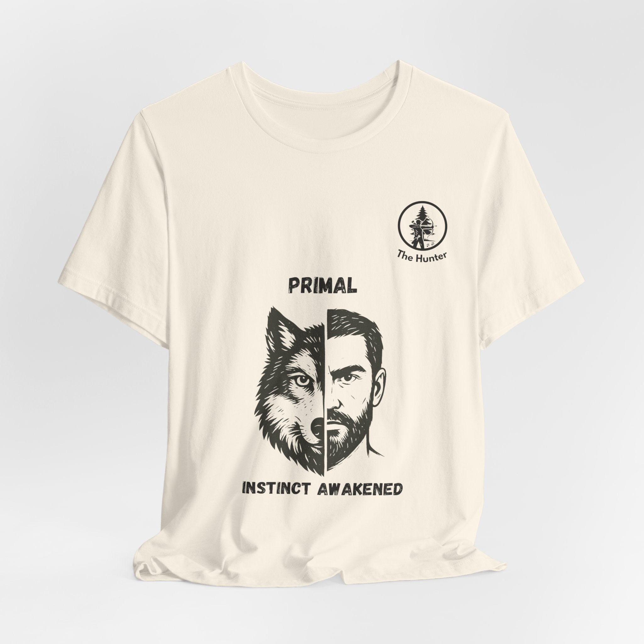 PRIMAL – The Hunter Wolf & Warrior Shirt | Wild Instincts Best Friends Tee