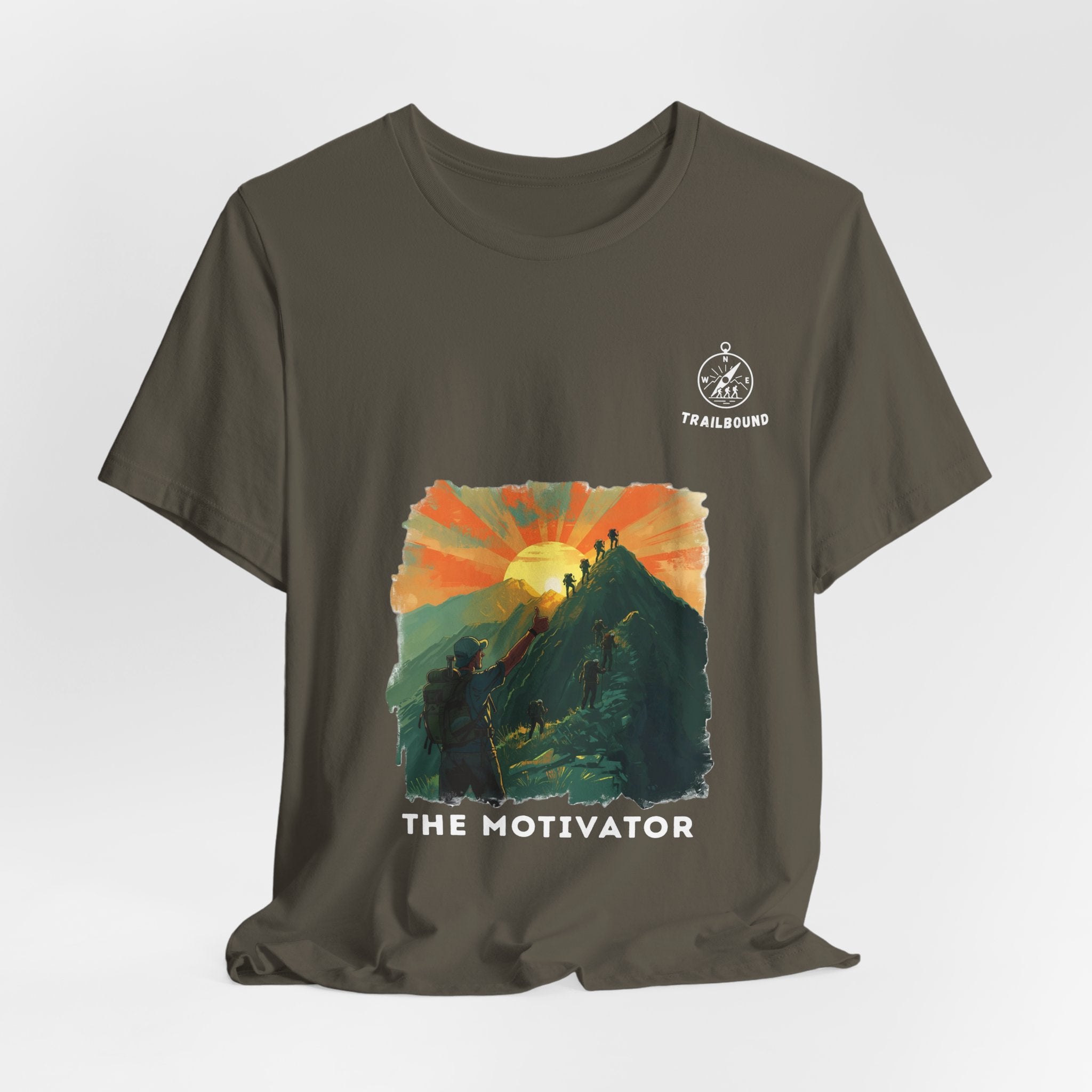 TrailBound – The Motivator Matching Shirt | Hiking Leader Tee | Outdoor Crew Collection
