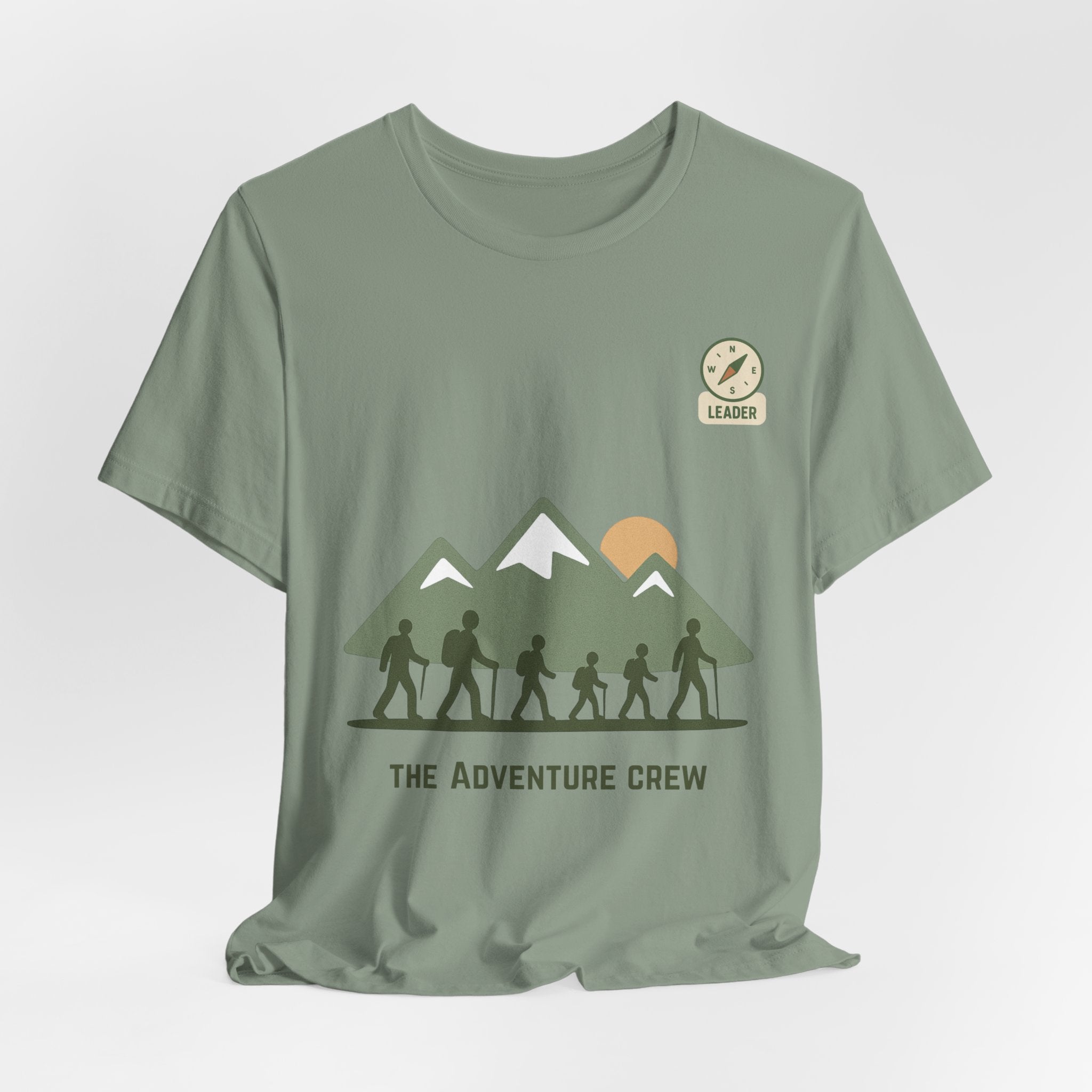 The Adventure Crew – Leader | Family Hiking Matching Shirts | Outdoor Adventure Tees