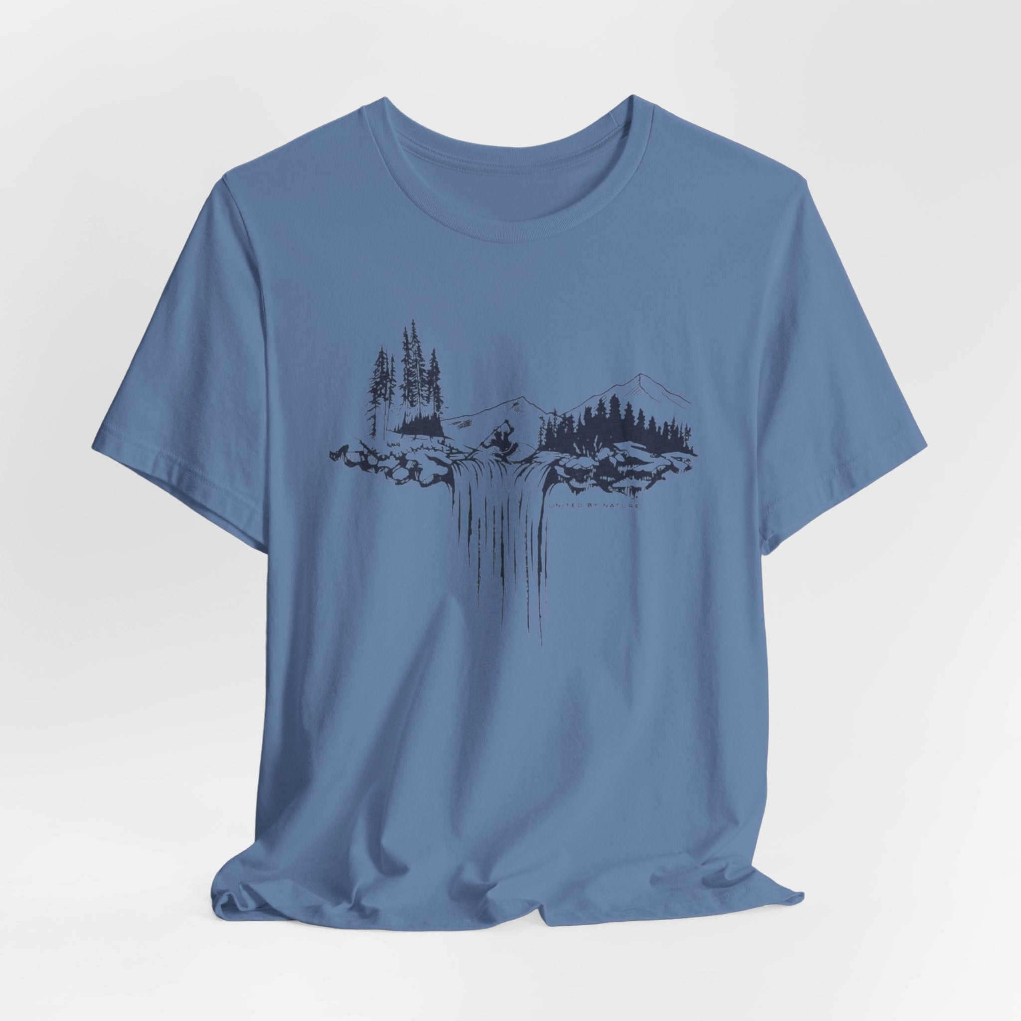 United by Nature T-Shirt | Mountain & Forest Graphic Tee | Outdoor Adventure Shirt for Nature Lovers