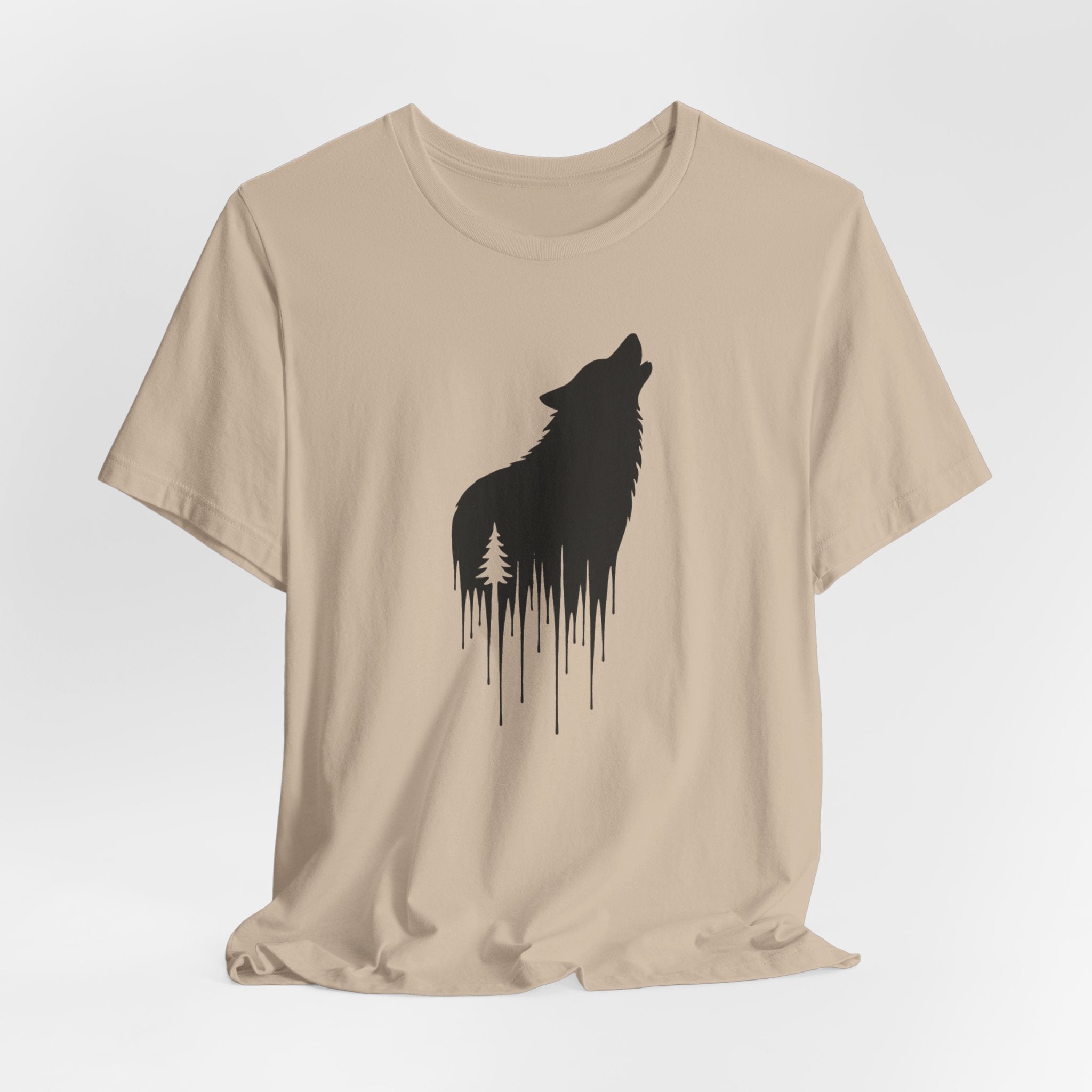 Call of the Wild Wolf T-Shirt | Nature Spirit Tee | Wilderness Adventure Shirt for Outdoor Lovers