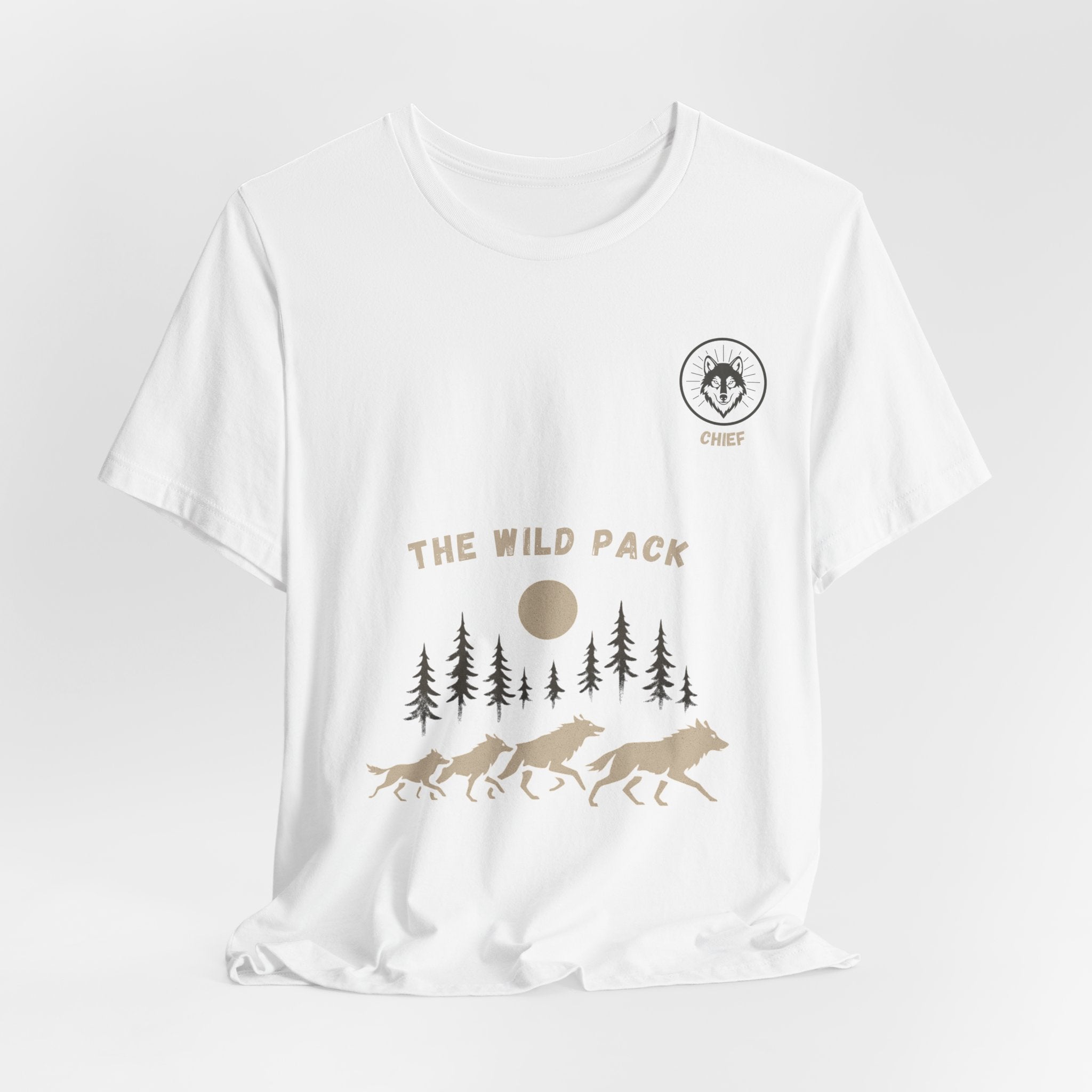 The Wild Pack – The Chief Tee | Wolf Pack Leader Shirt (Wild Pack Collection)