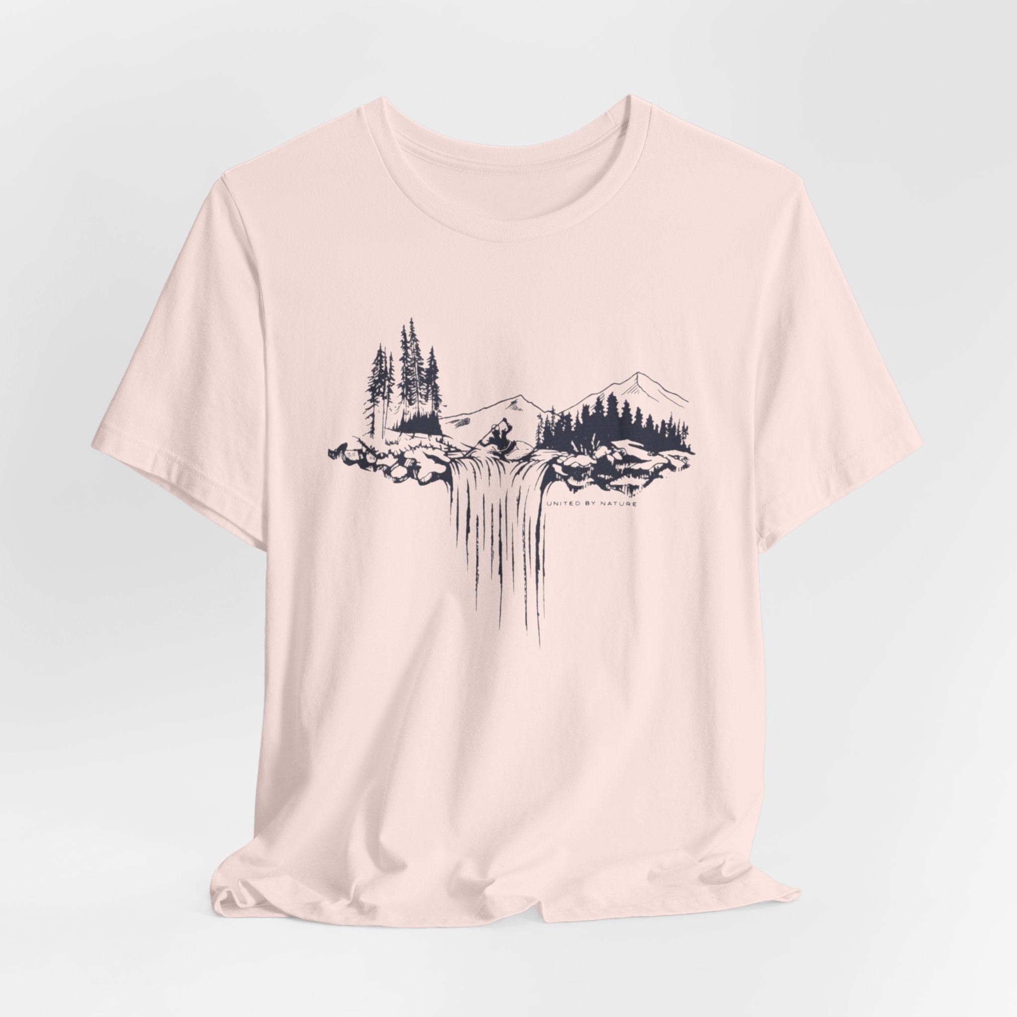 United by Nature T-Shirt | Mountain & Forest Graphic Tee | Outdoor Adventure Shirt for Nature Lovers