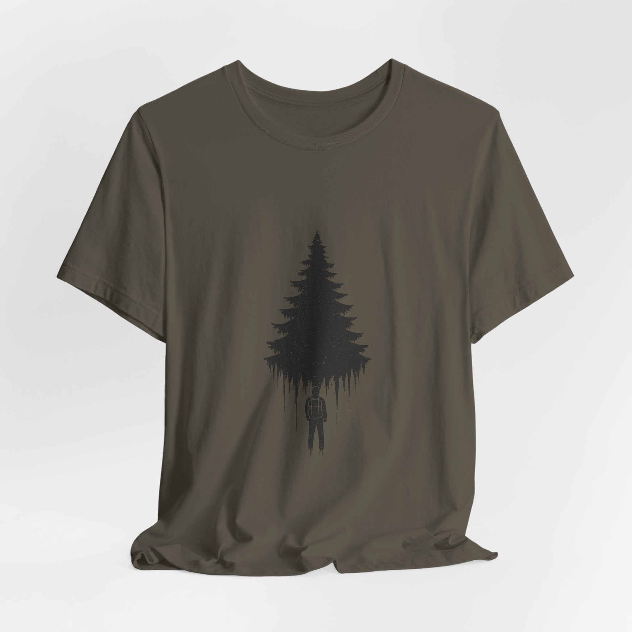 Into the Pines T-Shirt | Minimalist Hiker & Forest Tee | Outdoor Adventure Shirt for Nature Lovers