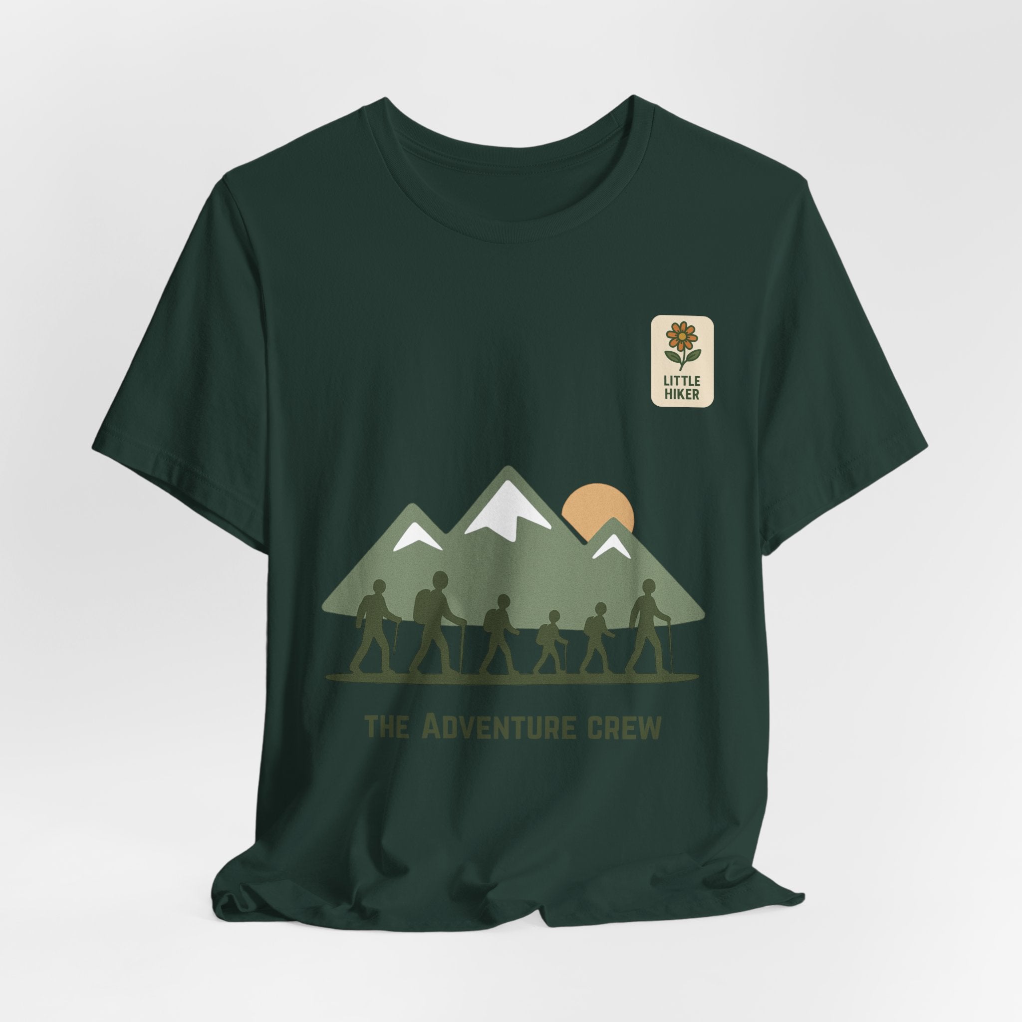 The Adventure Crew – Little Hiker | Family Hiking Matching Shirts | Outdoor Adventure Tees