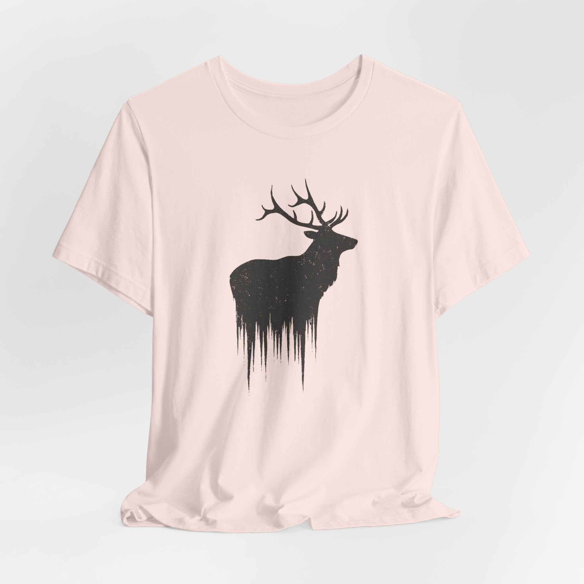 Forest King T-Shirt | Majestic Elk Silhouette Tee | Minimalist Wildlife Shirt for Nature Lovers