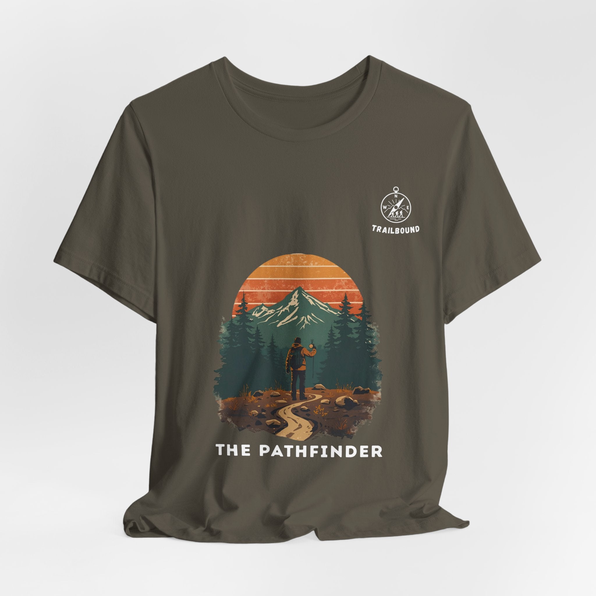 TrailBound – The Pathfinder Matching Shirt | Hiking Leader Tee | Outdoor Crew Collection