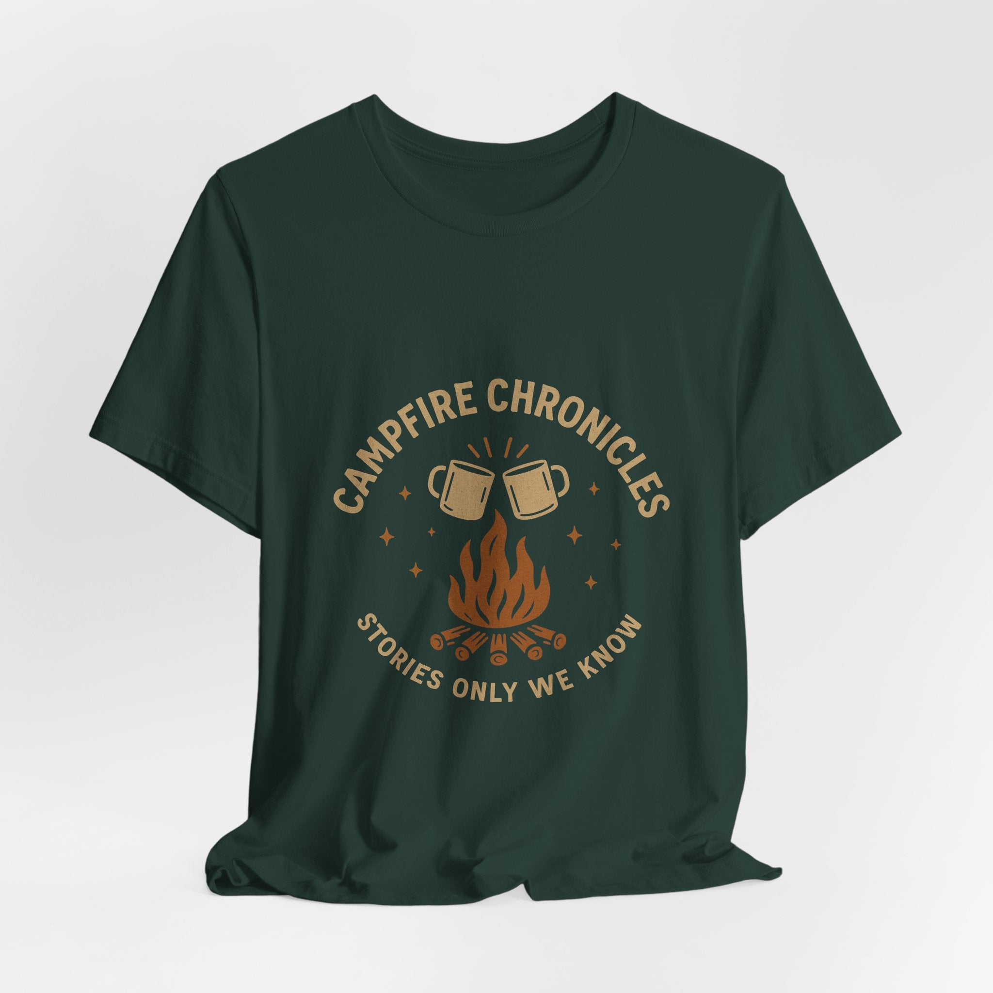 Campfire Chronicles – Outdoor Adventure Shirt | Cozy Camping Storytelling Tee