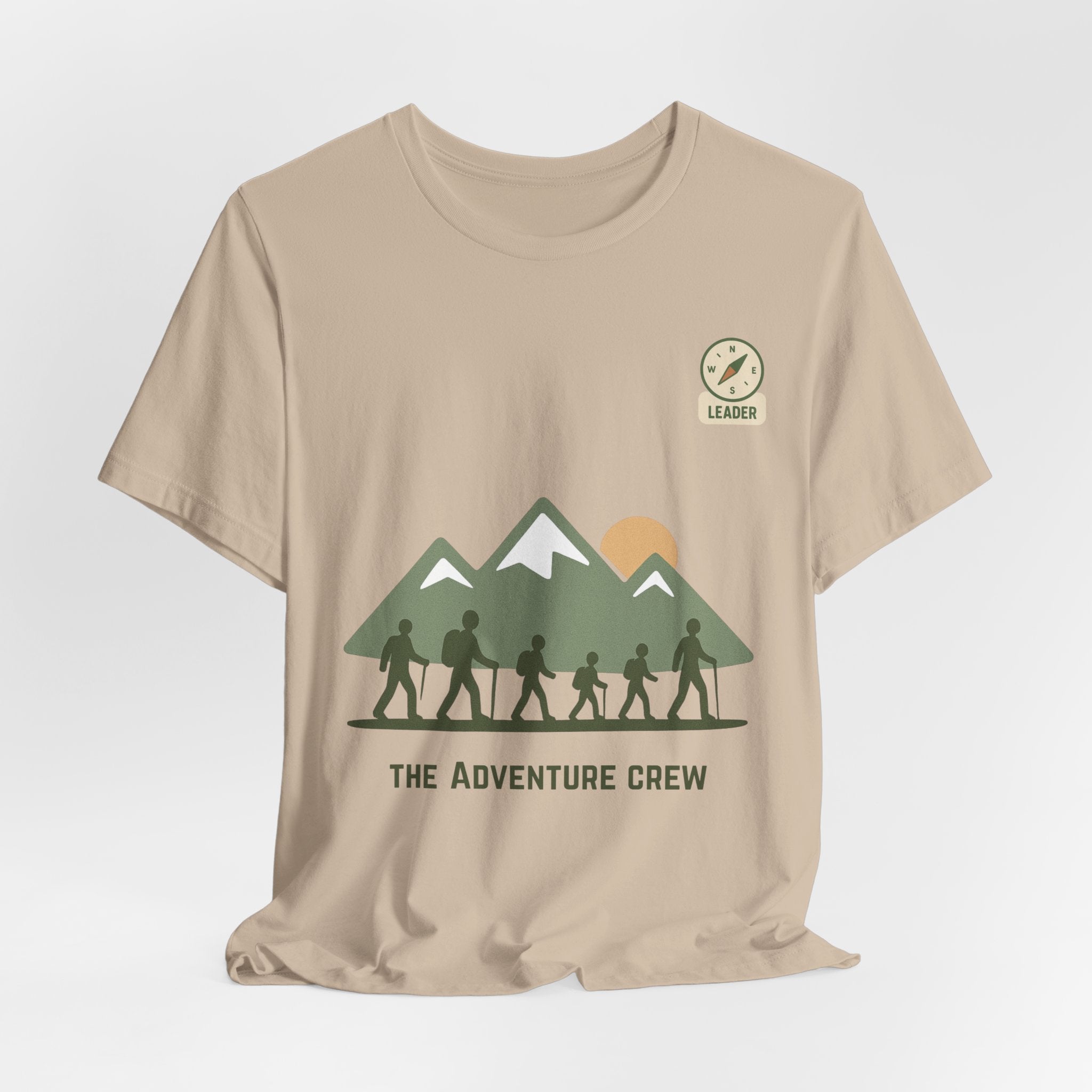 The Adventure Crew – Leader | Family Hiking Matching Shirts | Outdoor Adventure Tees