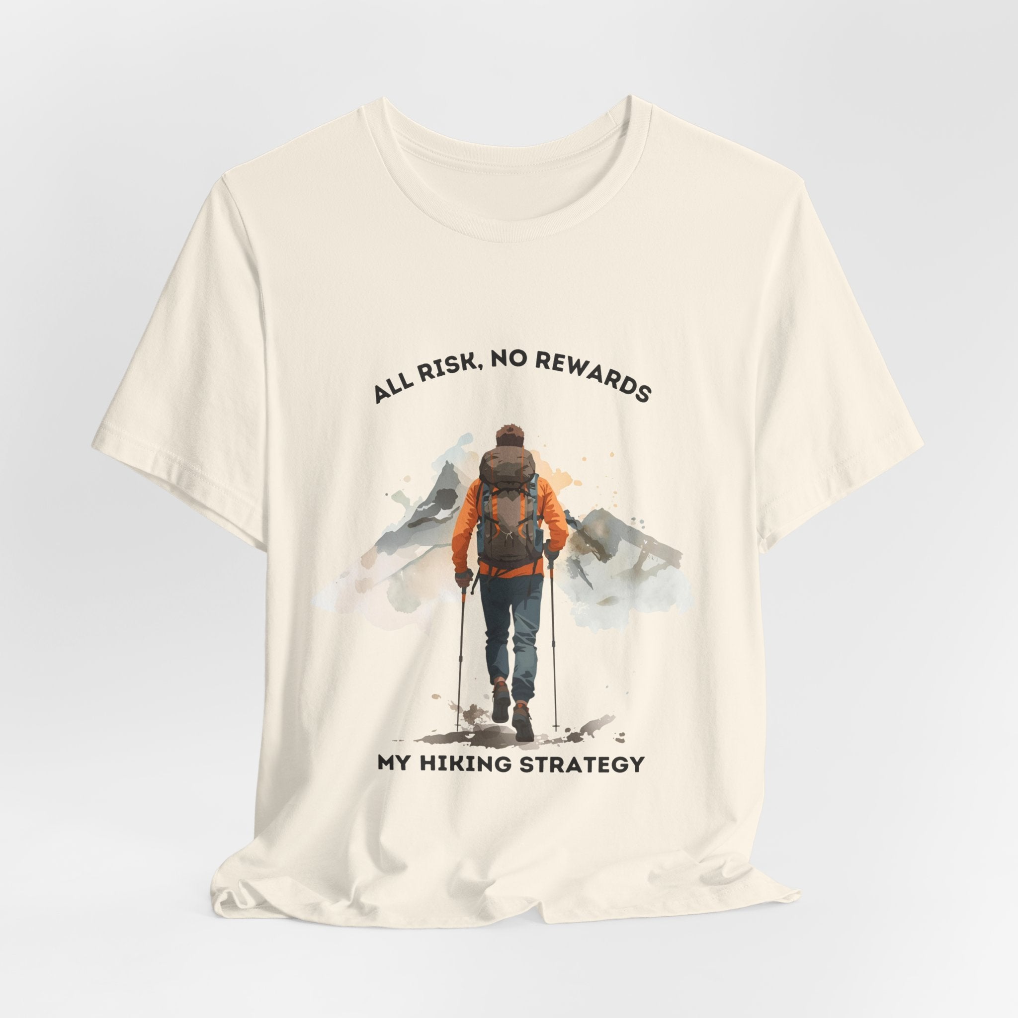 Mountain Wanderer | Adventure Hiking T-Shirt for Risk Takers | Funny Hiking Shirt | ARNR Collection