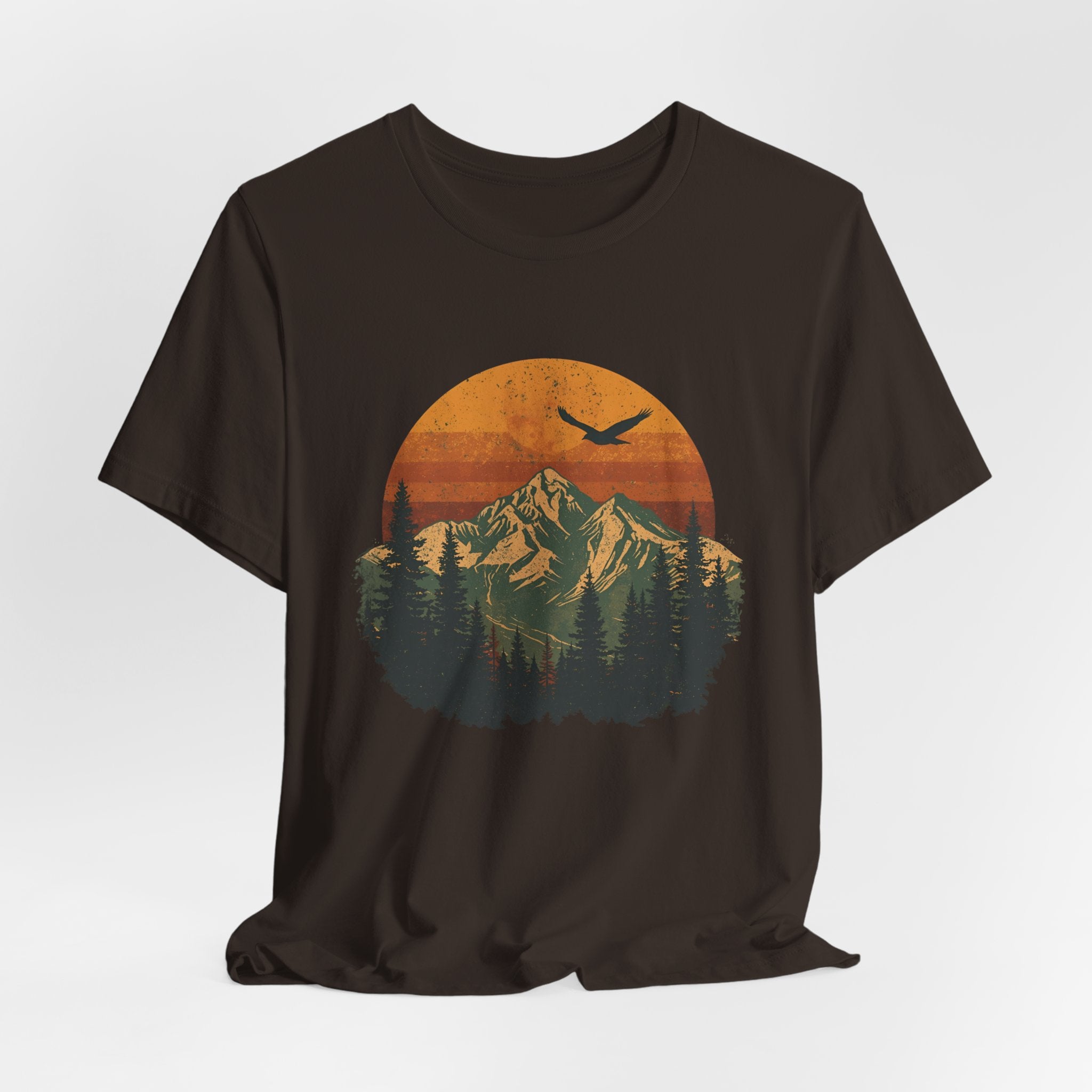 Spirit of the Wild T-Shirt | Retro Mountain & Forest Tee | Adventure Nature Shirt for Outdoor Lovers