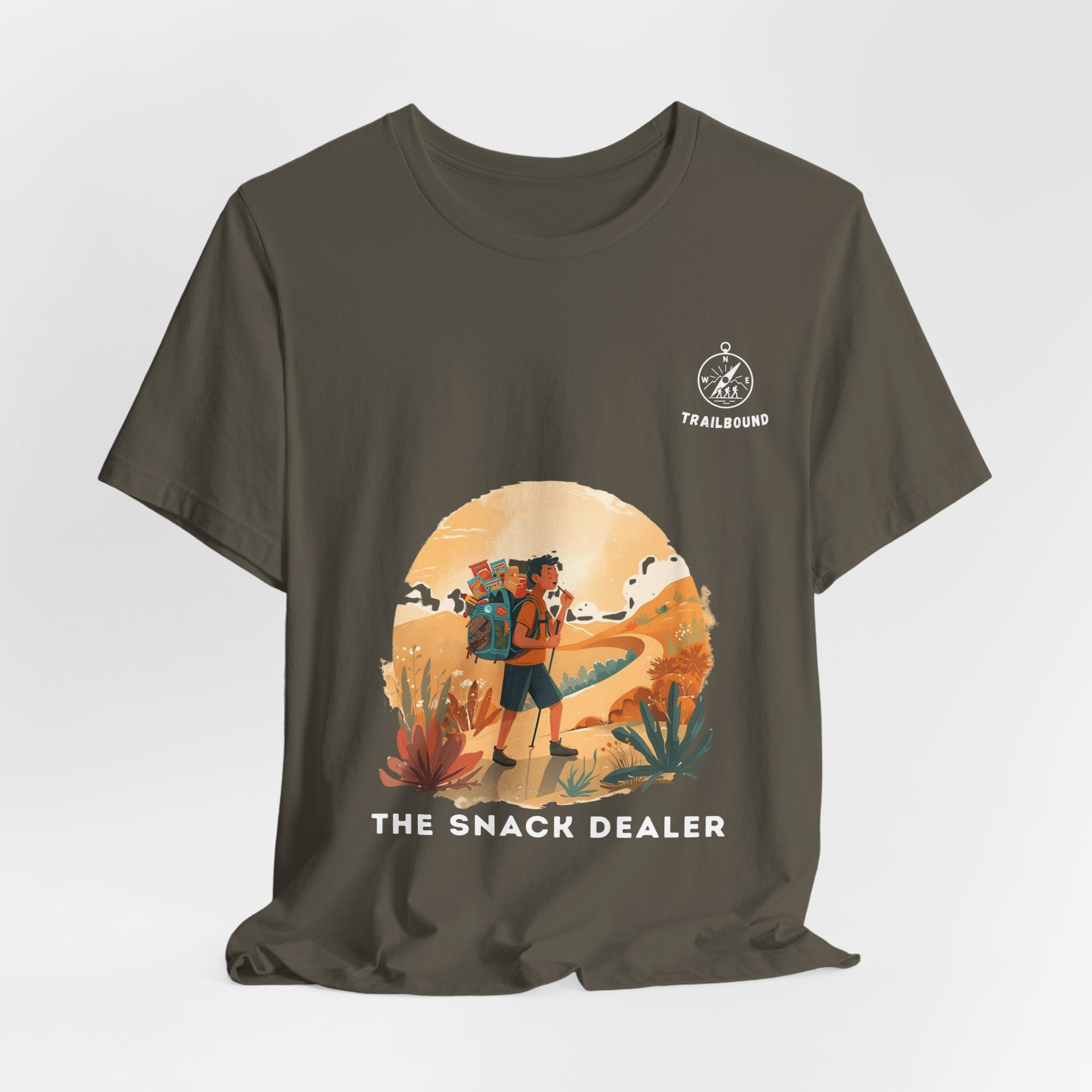 TrailBound – The Snack Dealer Matching Shirt | Hiking Leader Tee | Outdoor Crew Collection